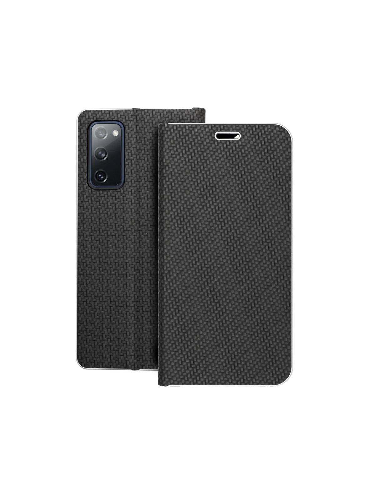 Kabura LUNA Book Carbon do SAMSUNG S20 FE / S20 FE 5G czarny