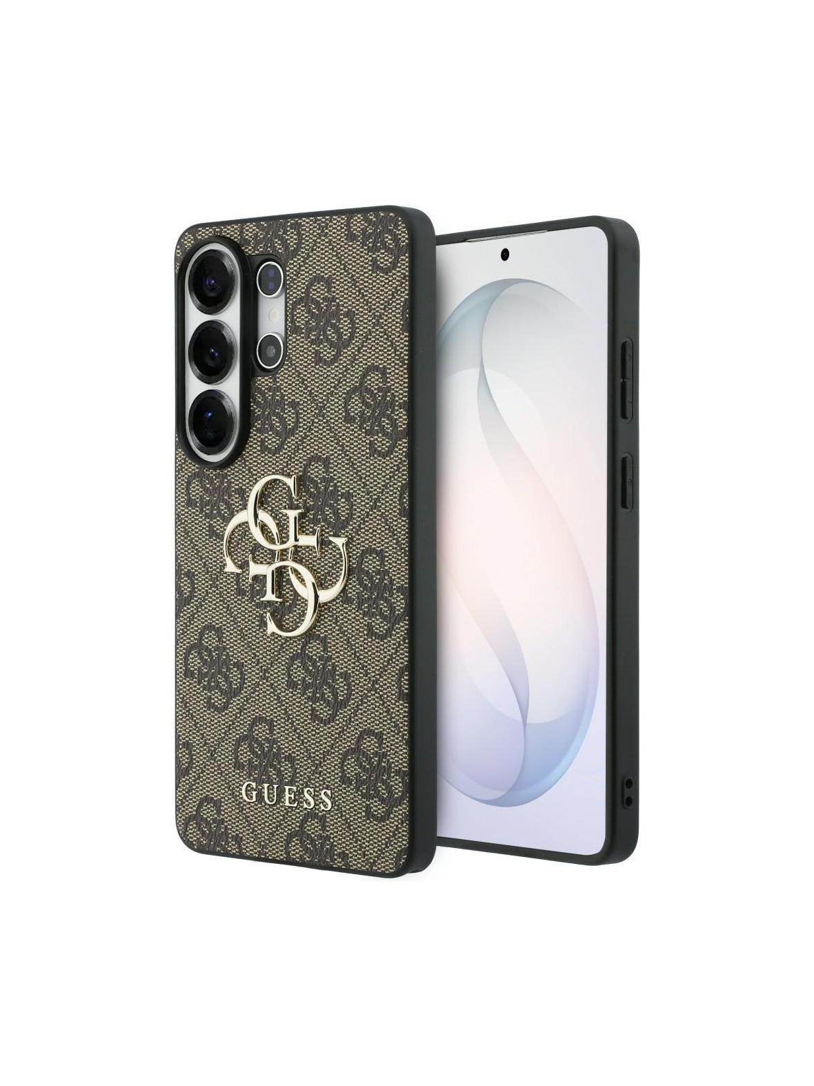 GUESS futerał do SAMSUNG S26 Ultra GUHCS26L4GMGBR (4G Big Metal Logo) brązowy