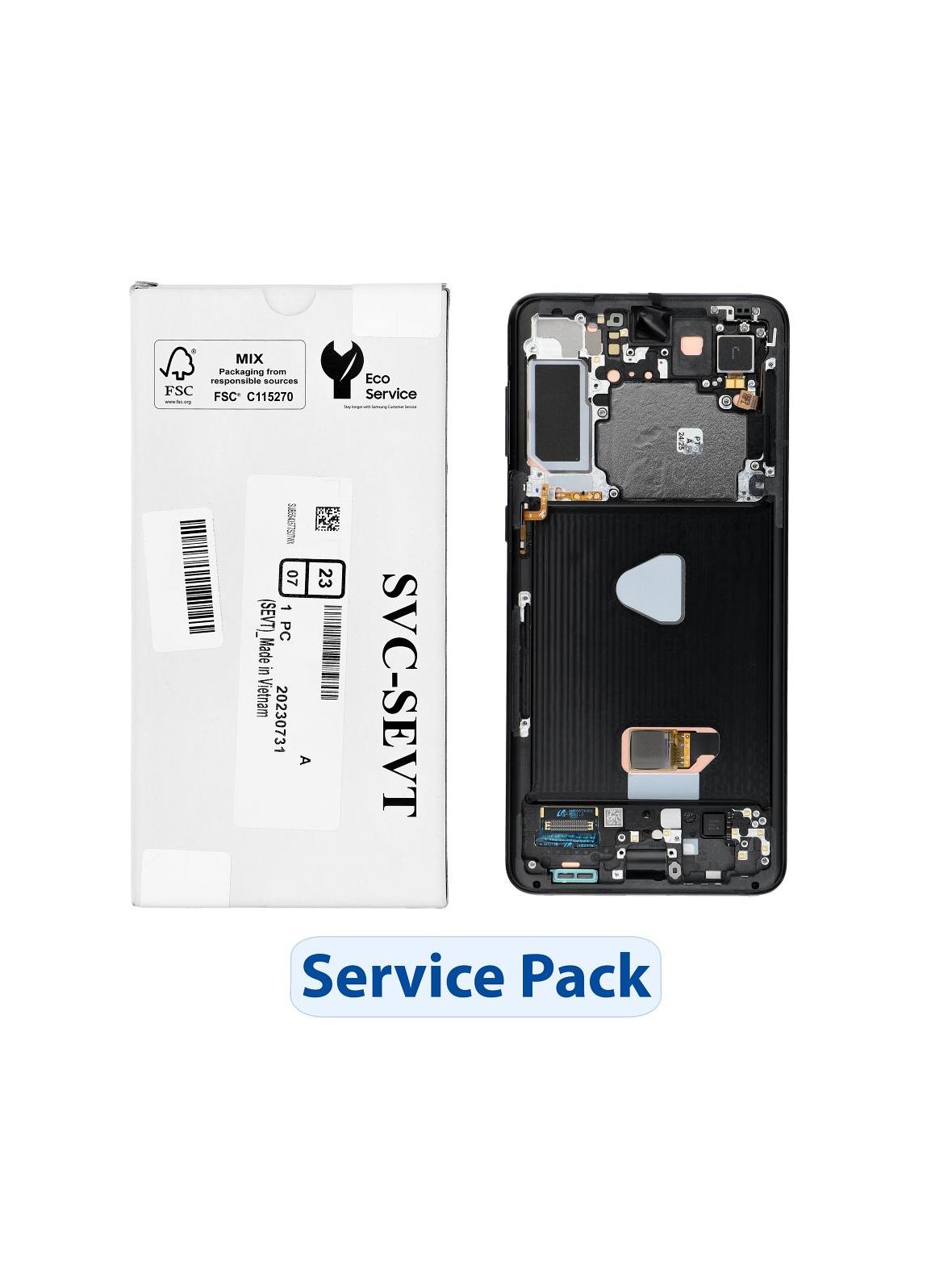 ServicePack Wyświetlacz LCD SAMSUNG S21 Plus G996B GH82-27268A Black