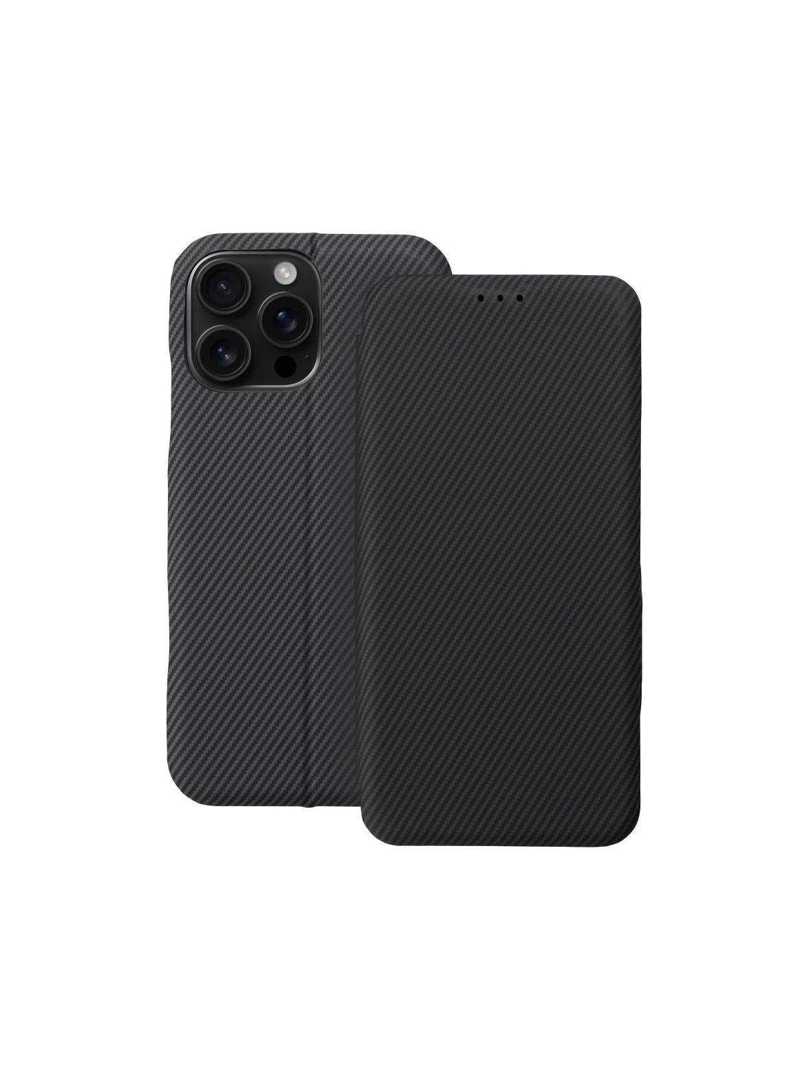 Kabura FOLIO Side Magnet do IPHONE 16 PRO MAX szary