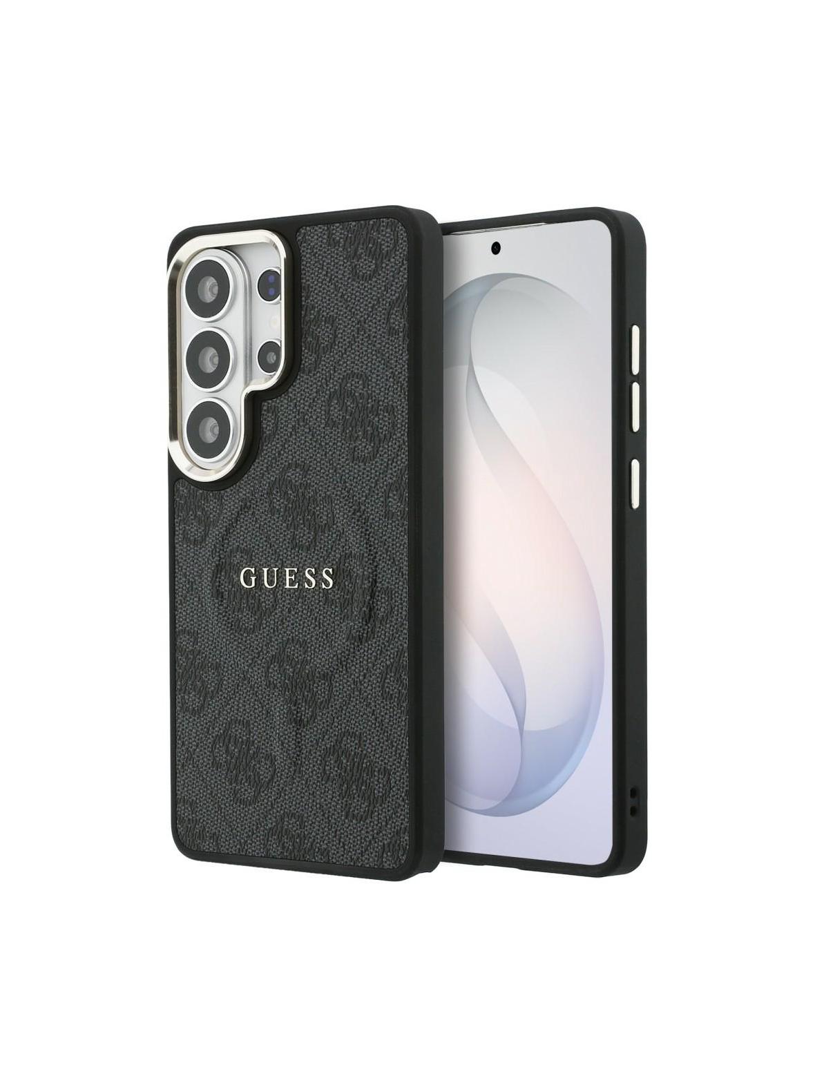 GUESS futerał do SAMSUNG S26 Ultra GUHMS26LP4MSEGCK (4G Embossed Ring MagSafe) czarny