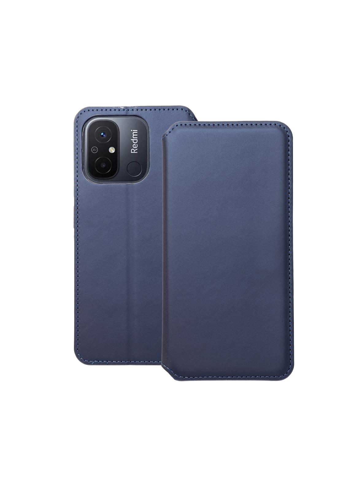 Kabura DUAL POCKET Book do XIAOMI Redmi 12c granatowy