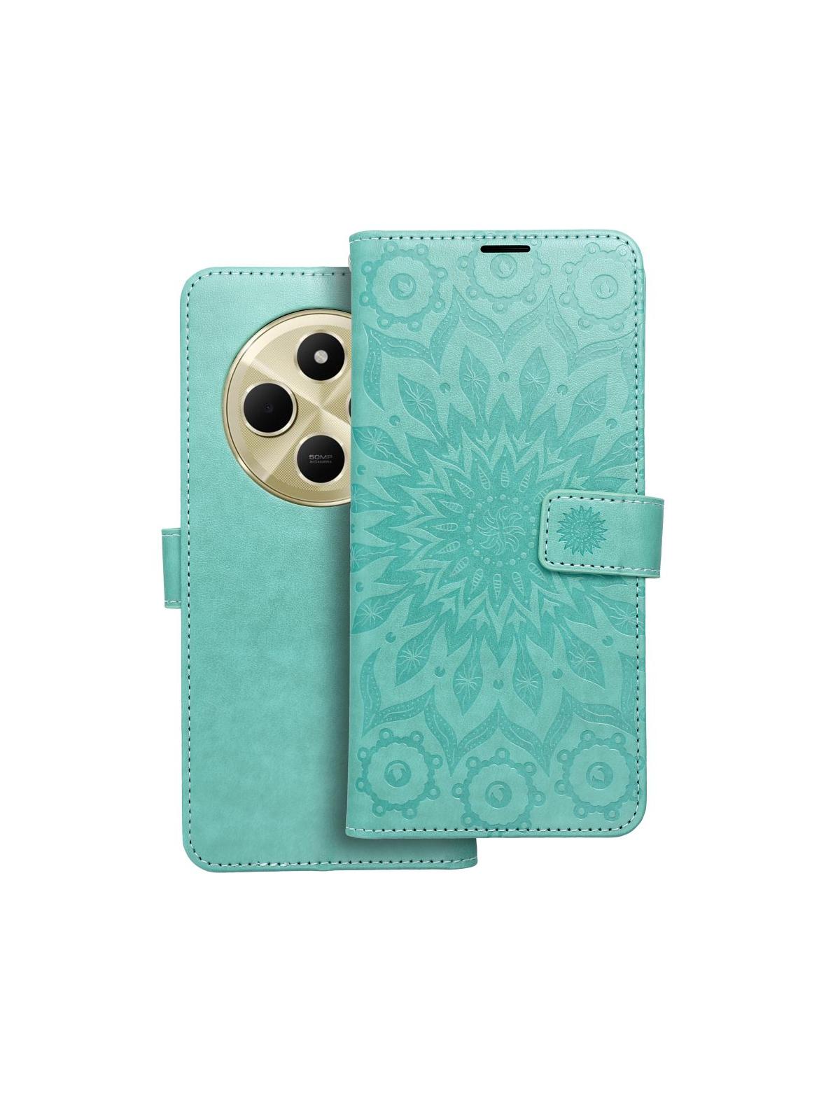 Kabura MEZZO Book do XIAOMI Redmi 14C mandala zielony