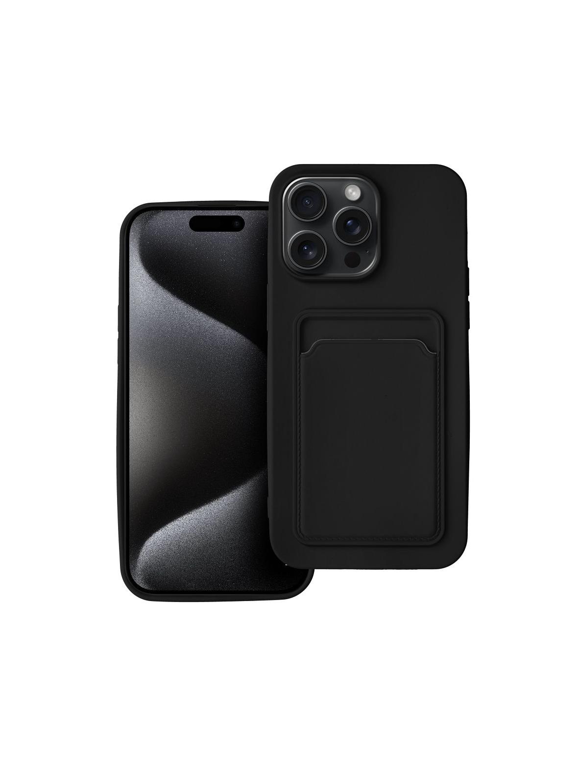 Futerał CARD CASE do IPHONE 15 Pro Max czarny