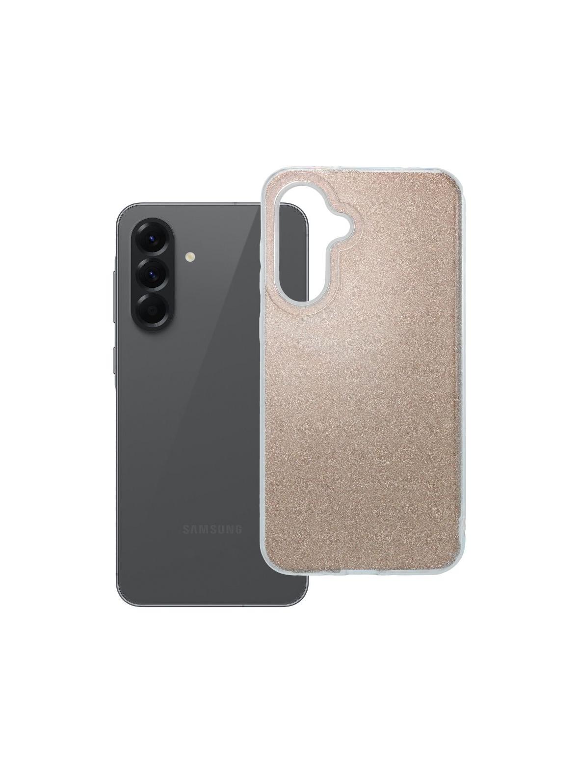 Futerał SHINING do SAMSUNG A56 5G złoty