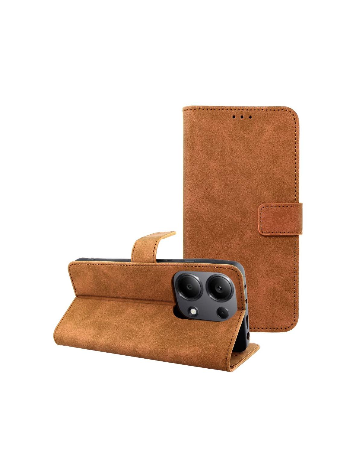 Kabura TENDER Book do XIAOMI Redmi Note 13 Pro 4G / POCO M6 Pro 4G brązowy