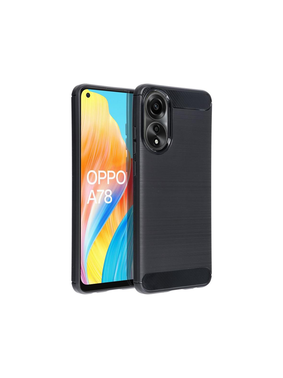 Futerał CARBON do OPPO A78 5G czarny