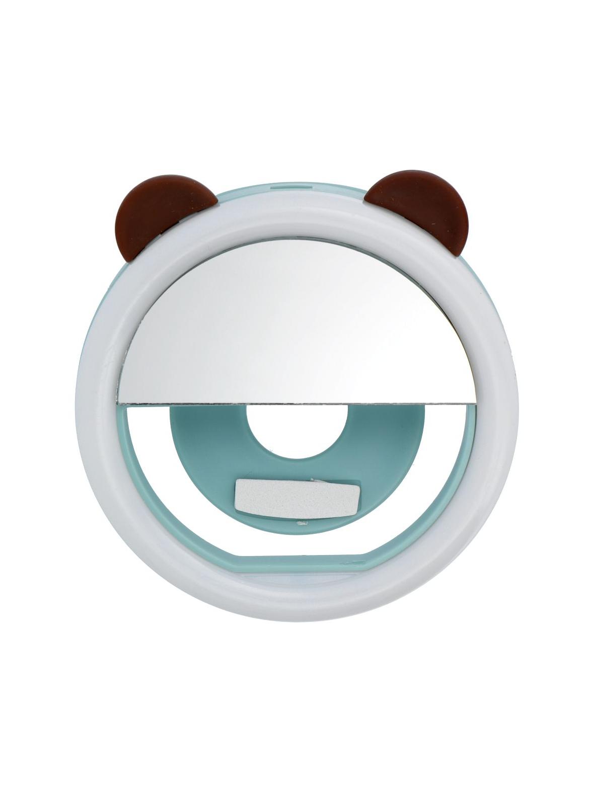 Lampa LED Ring do selfie na telefon RK12 niebieski miś