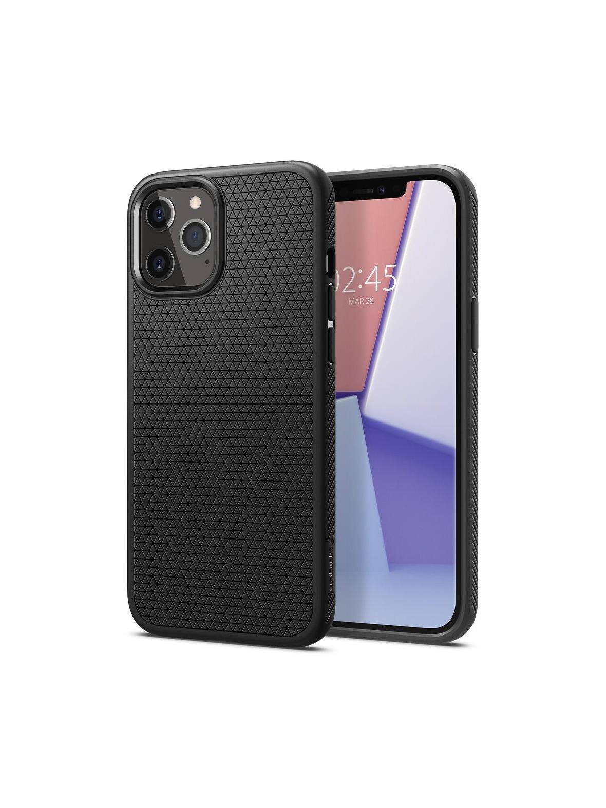 Futerał SPIGEN Liquid Air do IPHONE 12 / 12 PRO matte black