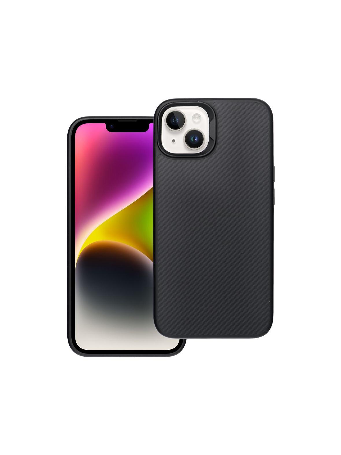 Etui na iPhone 14 Carbon Elite Mag Cover zgodny z MagSafe czarny