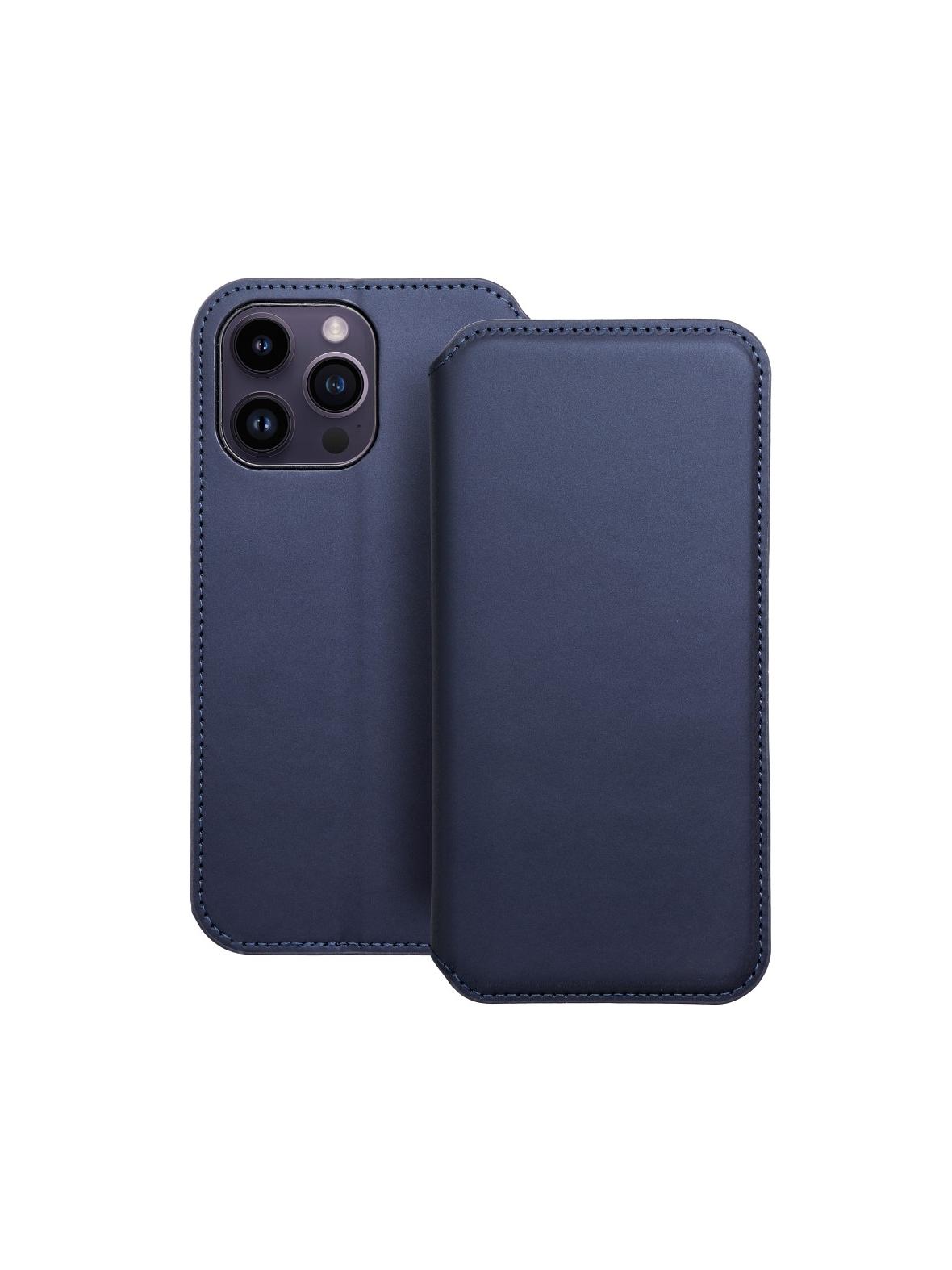 Kabura DUAL POCKET Book do IPHONE 14 Pro Max granatowy
