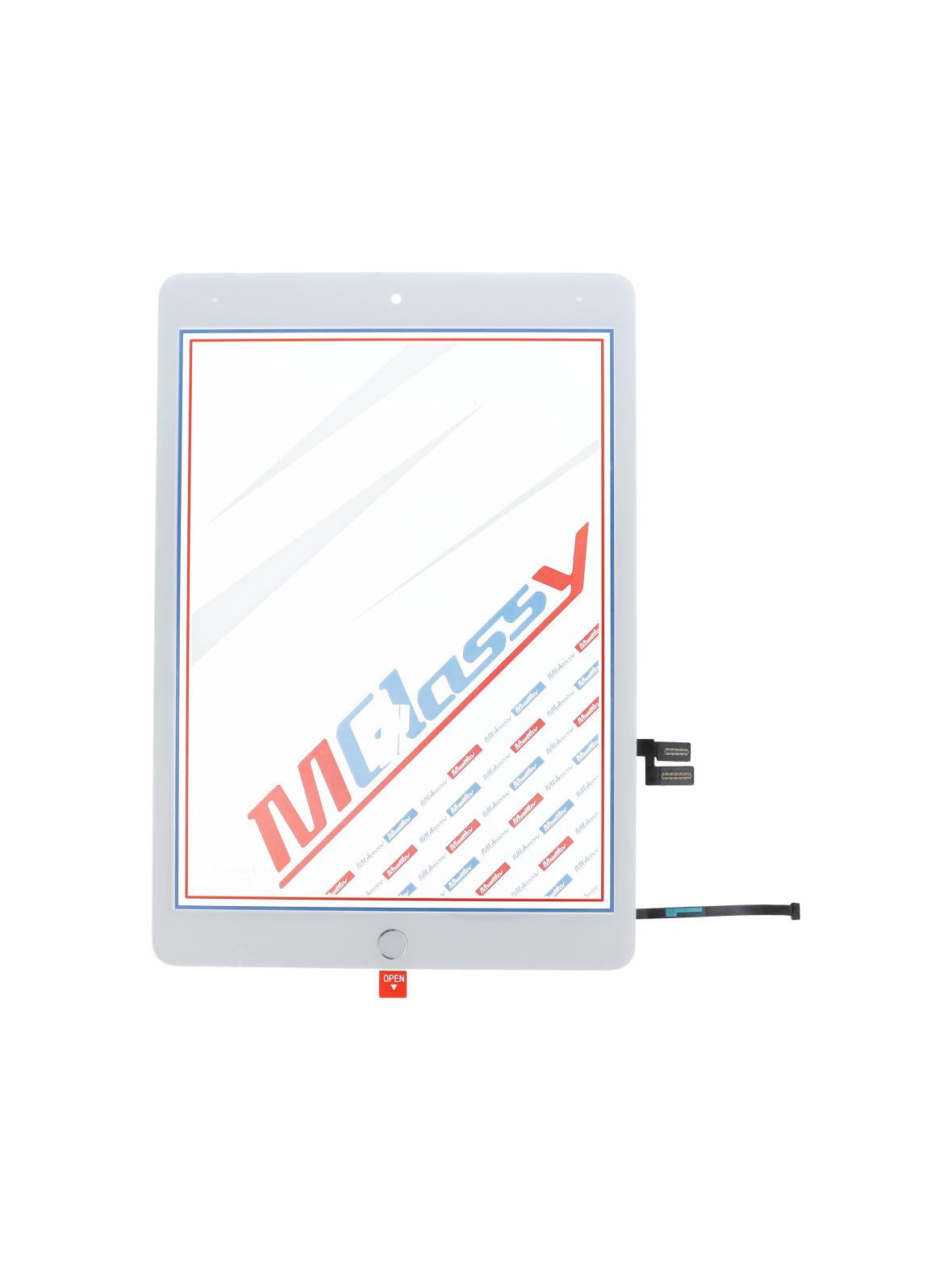 MUSTTBY Ekran dotykowy + taśma klejąca + Home do iPAD 9 (biały)