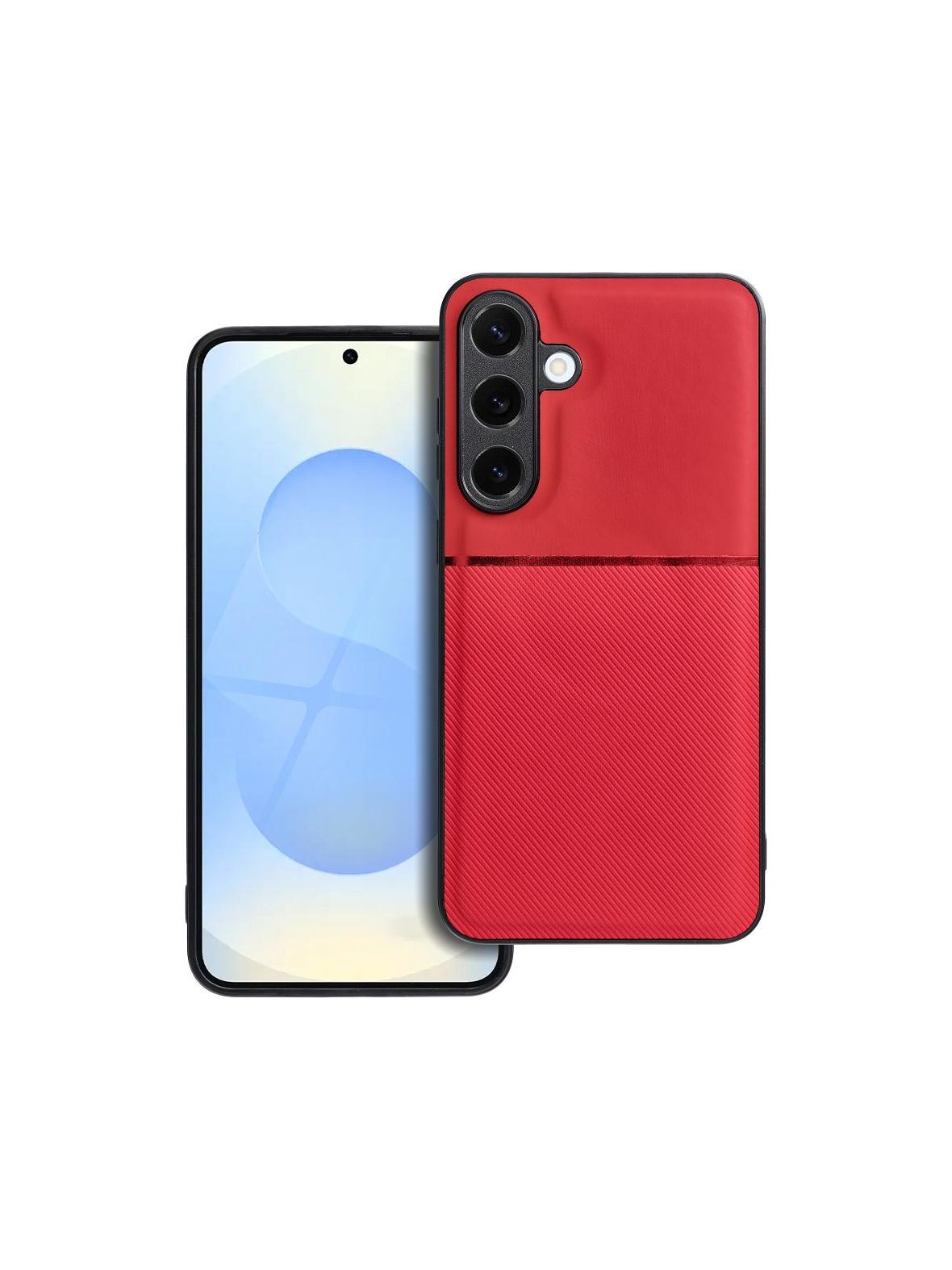 Futerał NOBLE do SAMSUNG S25 Plus czerwony