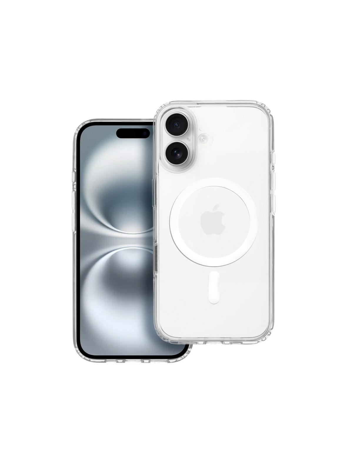 Futerał nieżółknący Clear Elite Mag Cover zgodny z  MagSafe i Camera Control button pasuje do iPhone 16 transparent