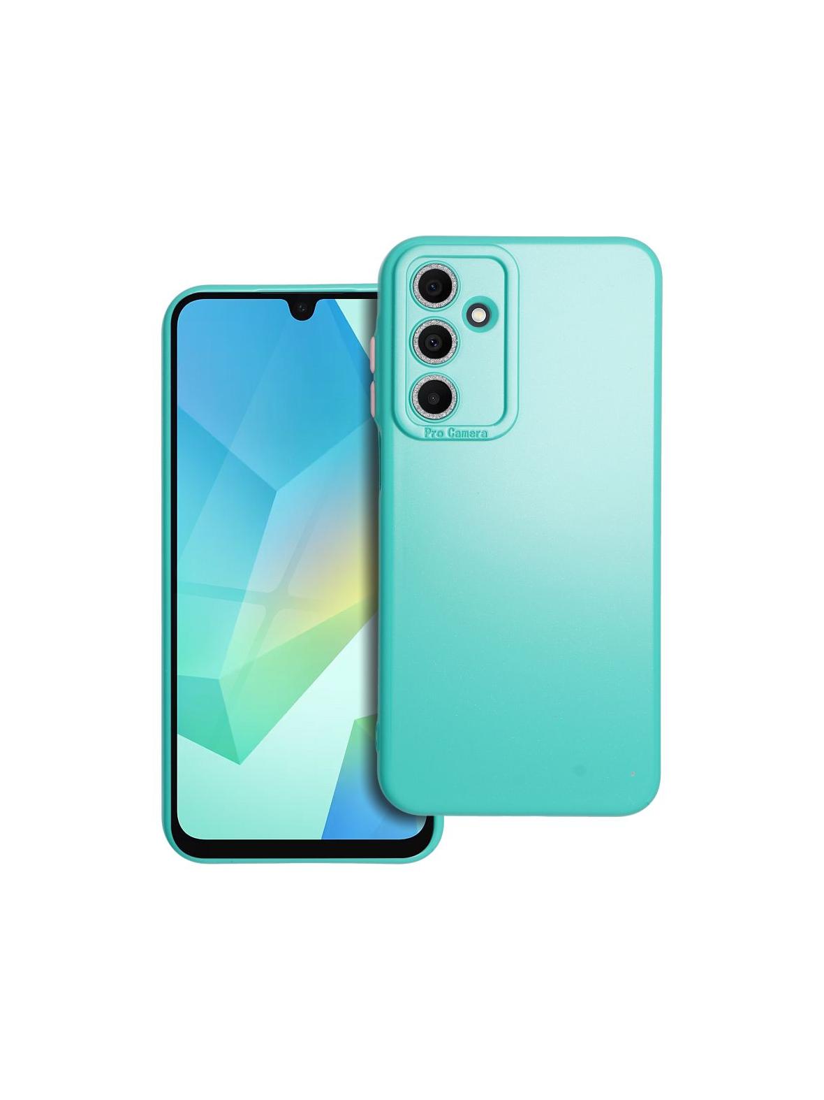 Futerał PASTEL SHINE do SAMSUNG A16 zielony
