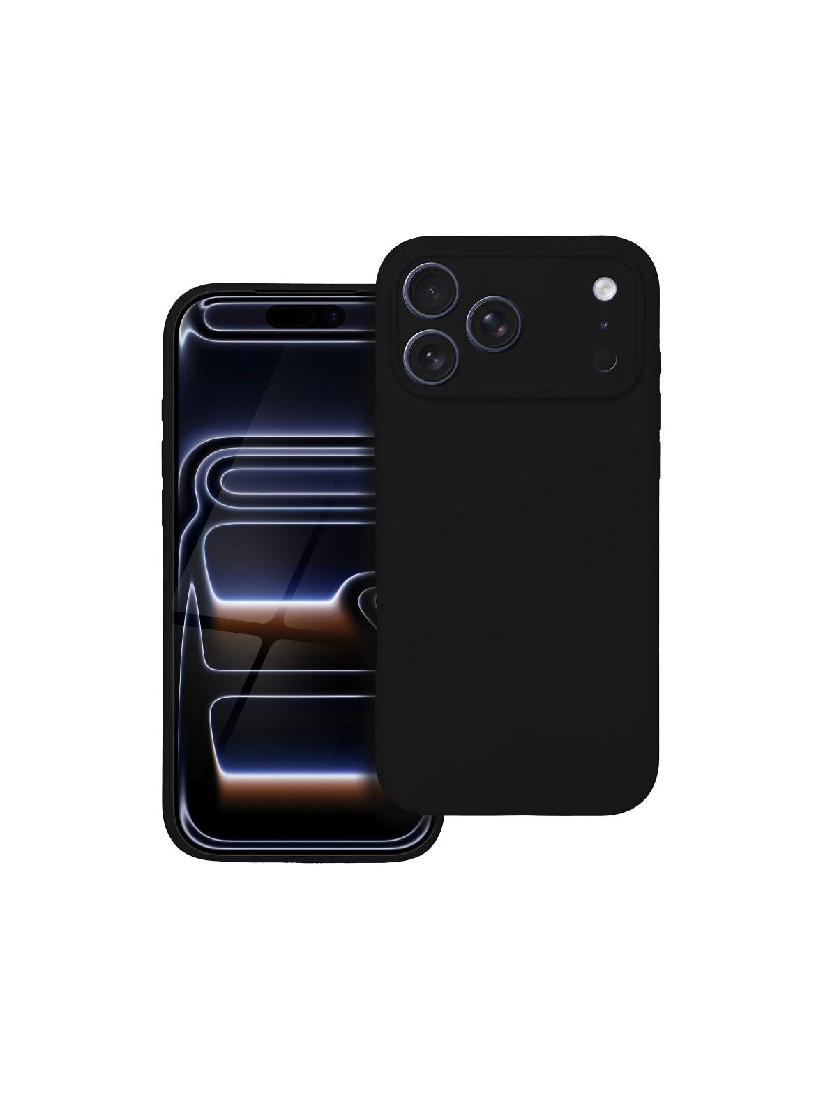 Futerał SILICONE 2mm do IPHONE 17 Pro Max kompatybilny z MagSafe czarny