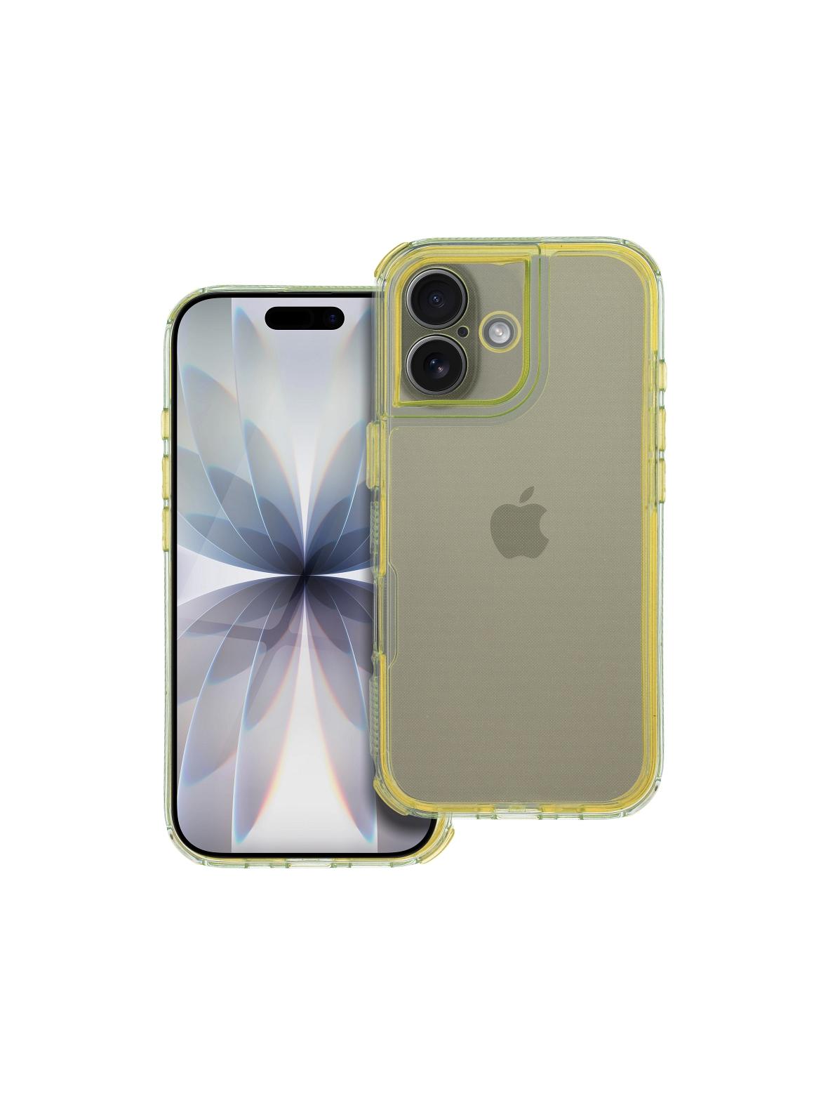 Futerał MATRIX CLEAR do IPHONE 17 żółty
