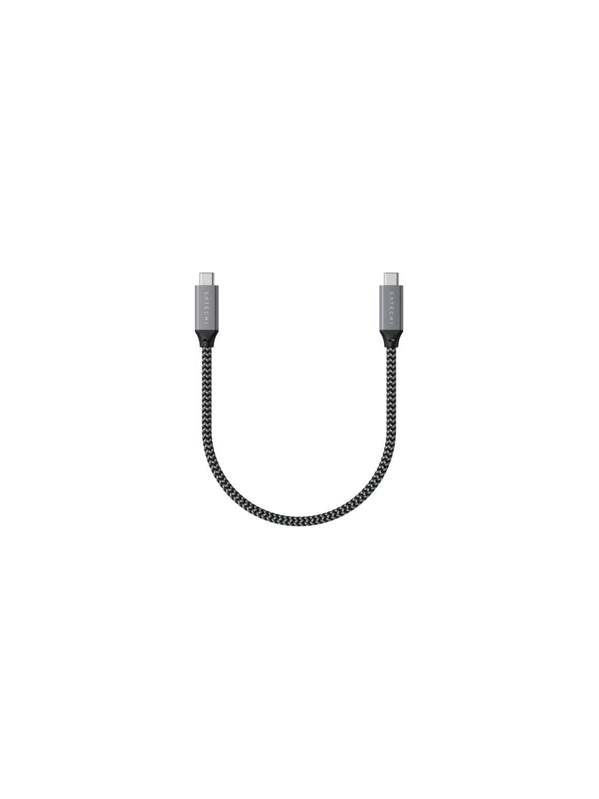 Kabel USB C do USB C Satechi 100W 0,25 m ST-U4C25M szary