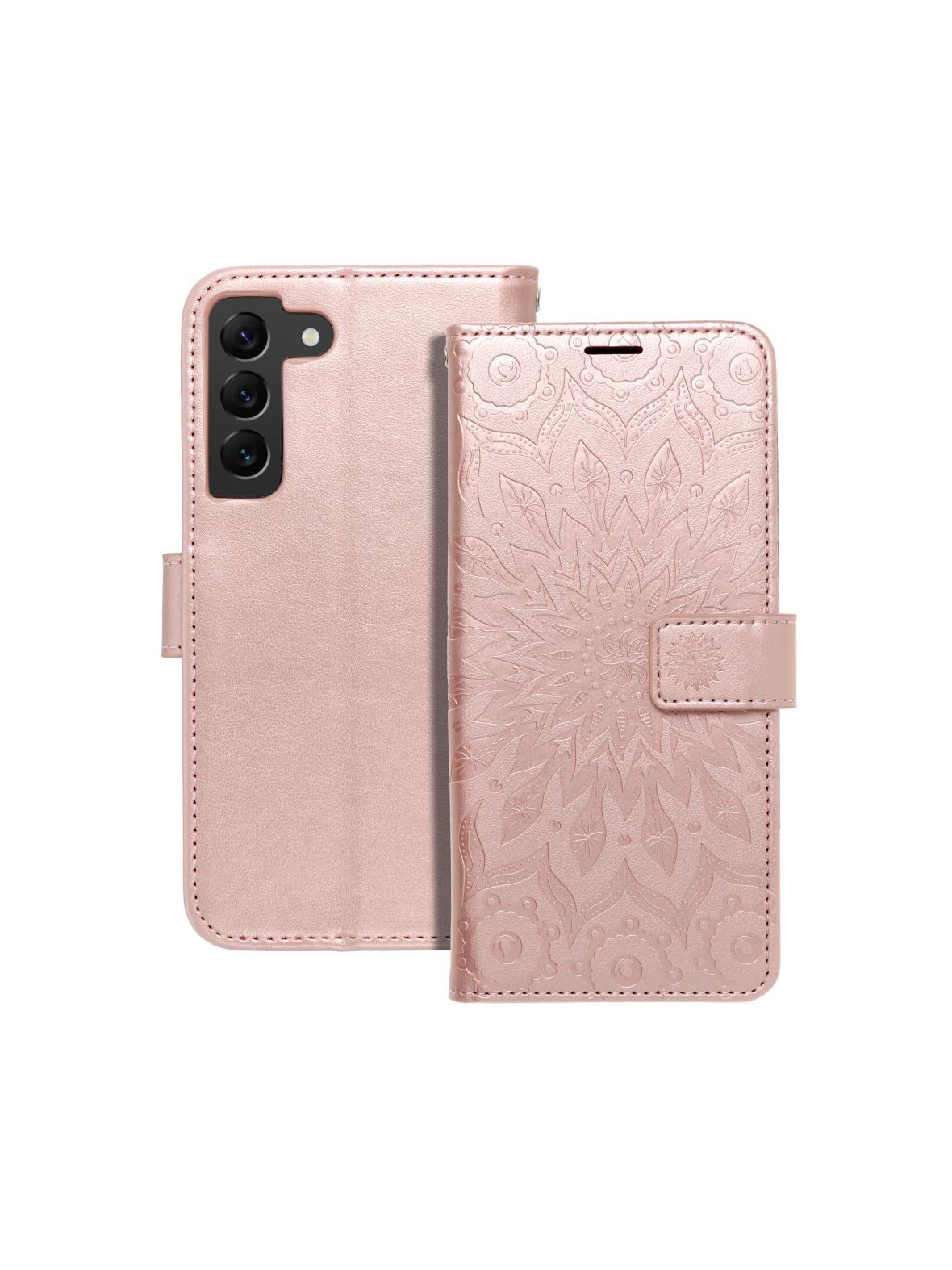 Kabura MEZZO Book do SAMSUNG S22 mandala złoty róż
