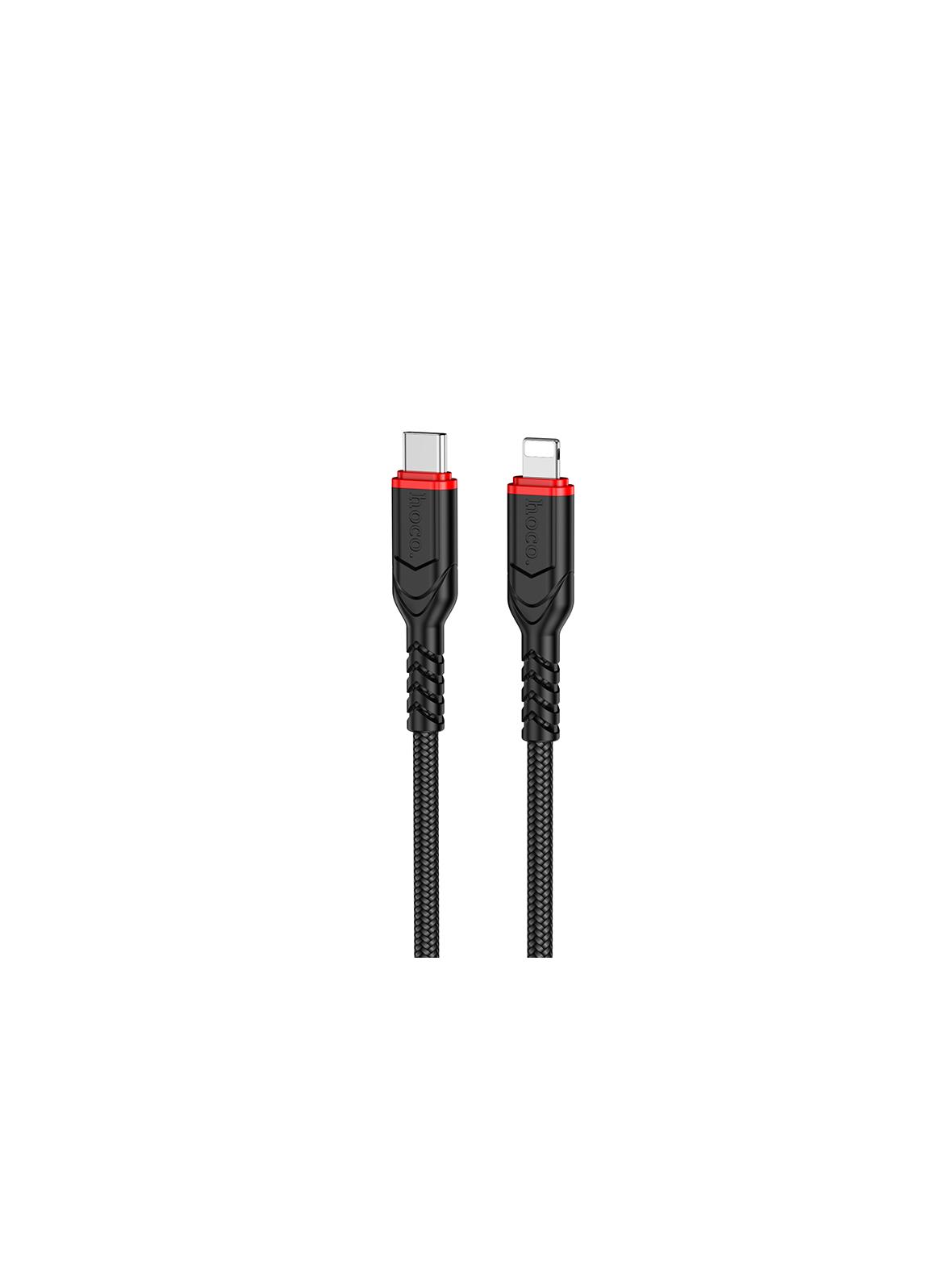 Kabel USB C do Lightning Hoco PD 27W 3 m X59 czarny