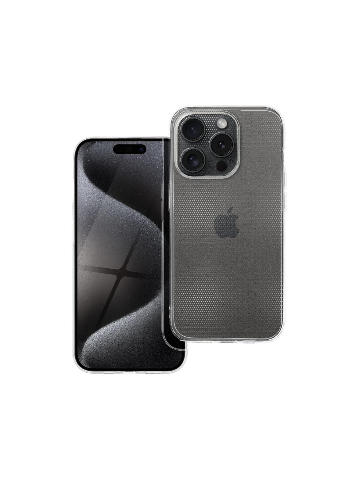 Futerał CLEAR CASE 2 mm do IPHONE 15 Pro (camera protection) transparentny
