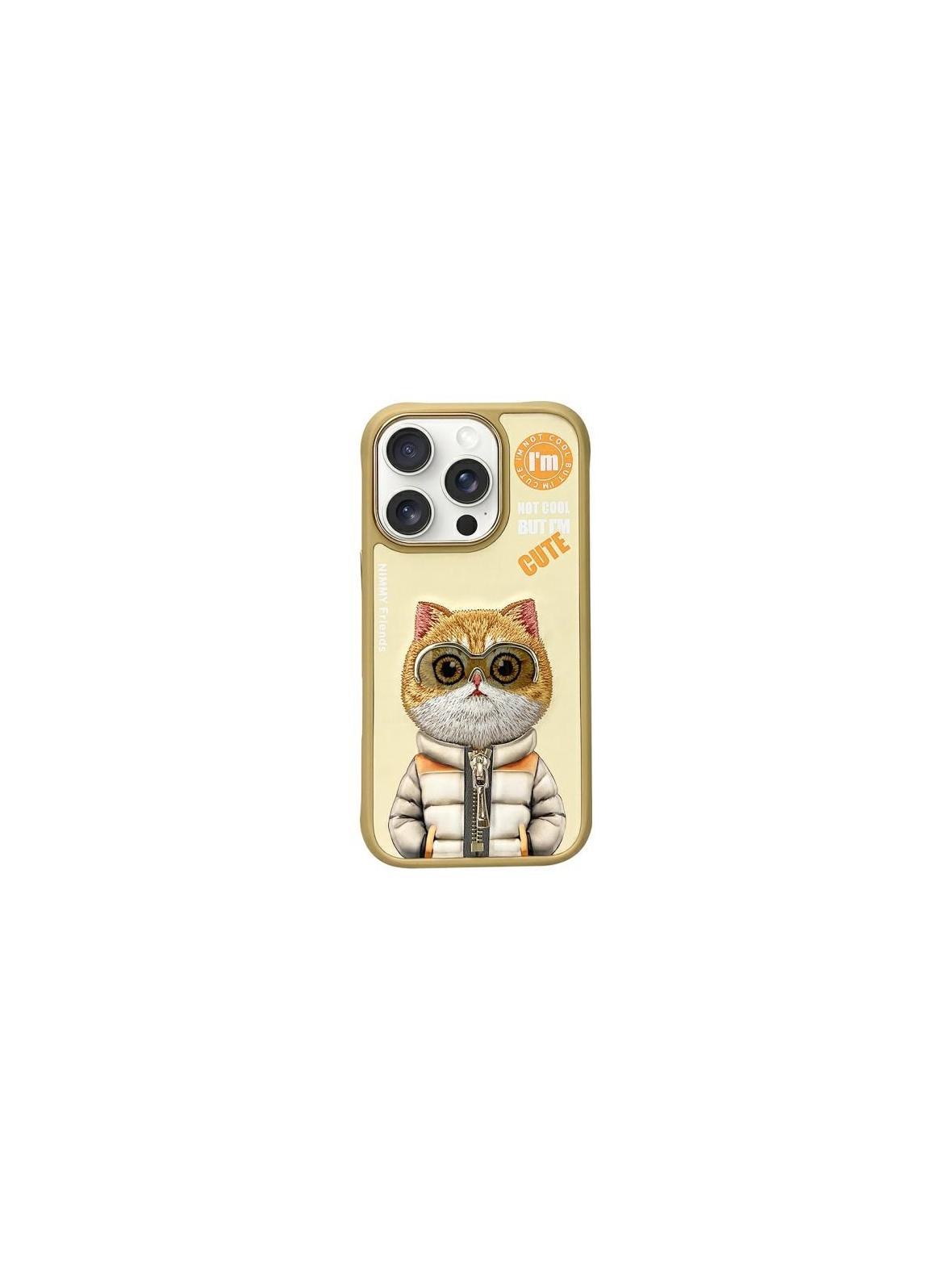 NIMMY futerał COOL&CUTE 2.0 Cat do IPHONE 16 Pro khaki