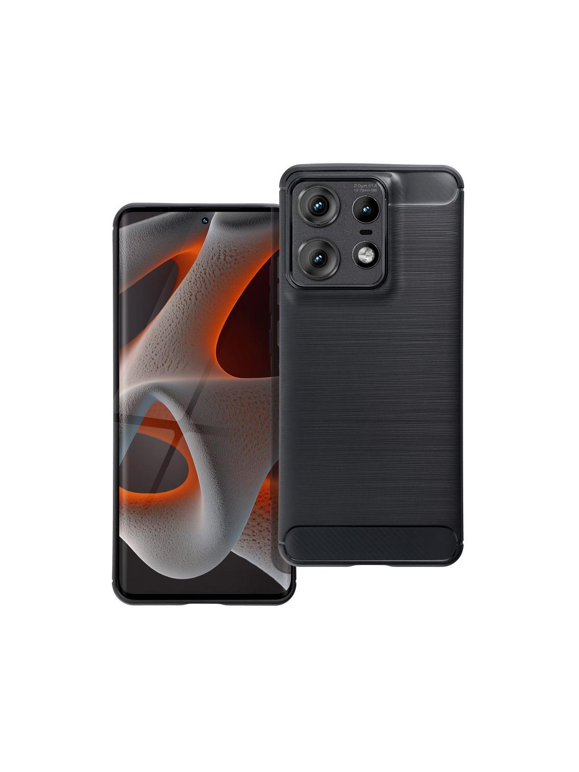 Futerał CARBON do MOTOROLA EDGE 50 Pro czarny