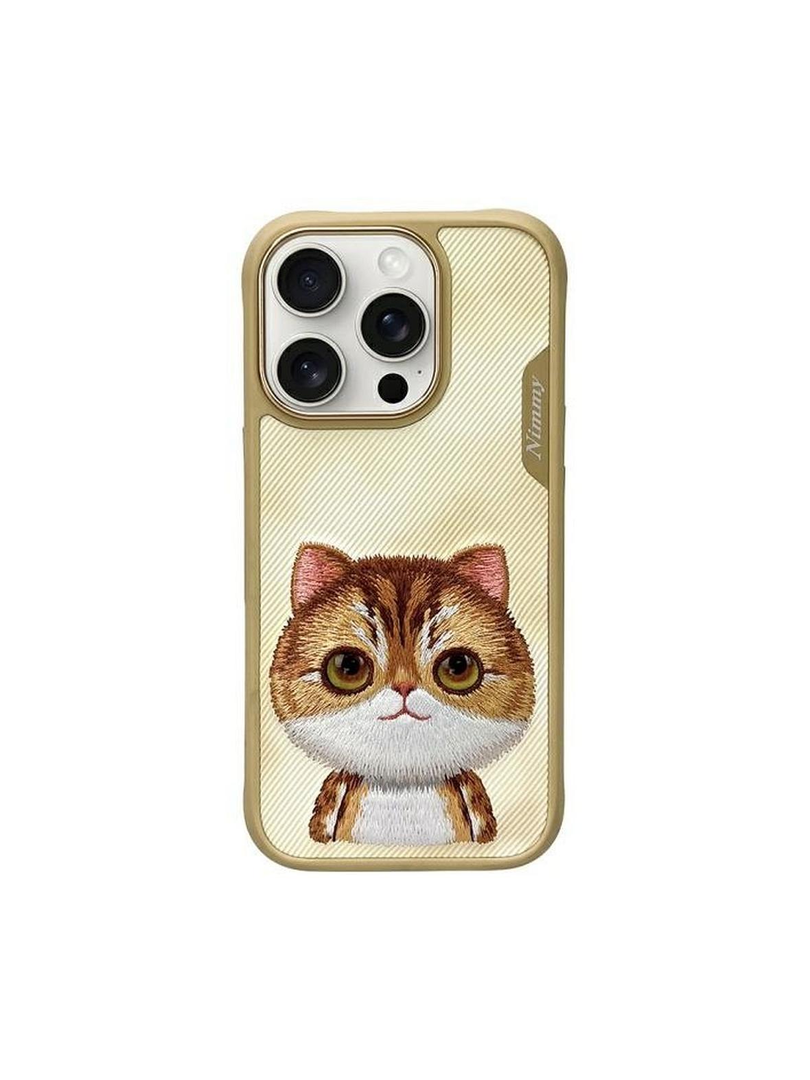 NIMMY futerał BIG EYED PET 2.0 Cat do IPHONE 16 Pro Max khaki