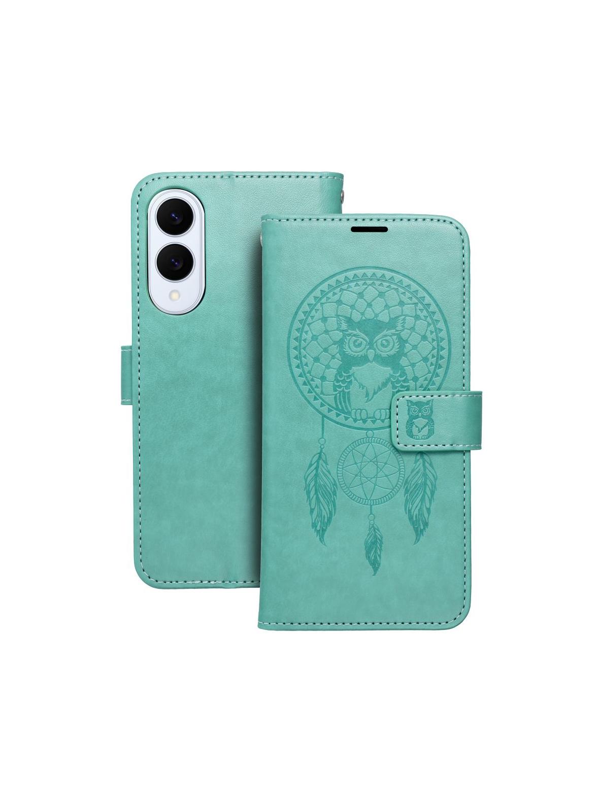 Kabura MEZZO Book do SAMSUNG S25 Edge łapacz snów zielony