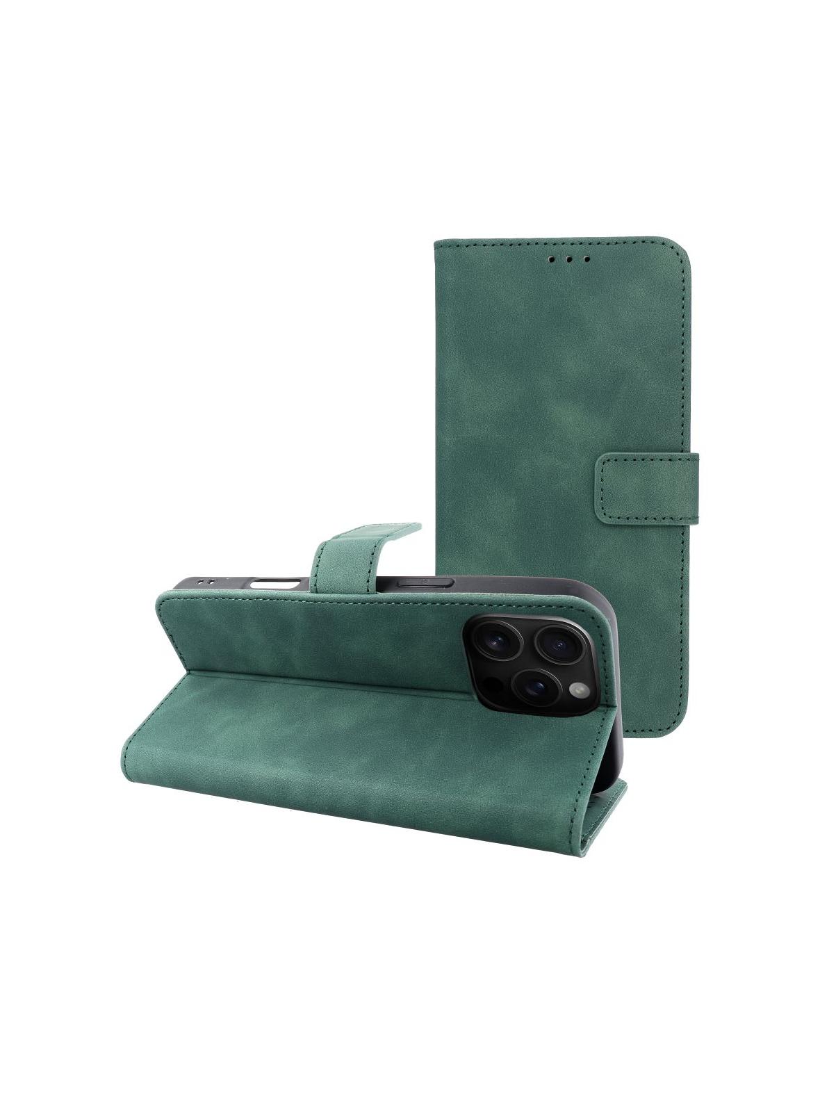 Kabura TENDER Book do IPHONE 16 Pro Max zielony