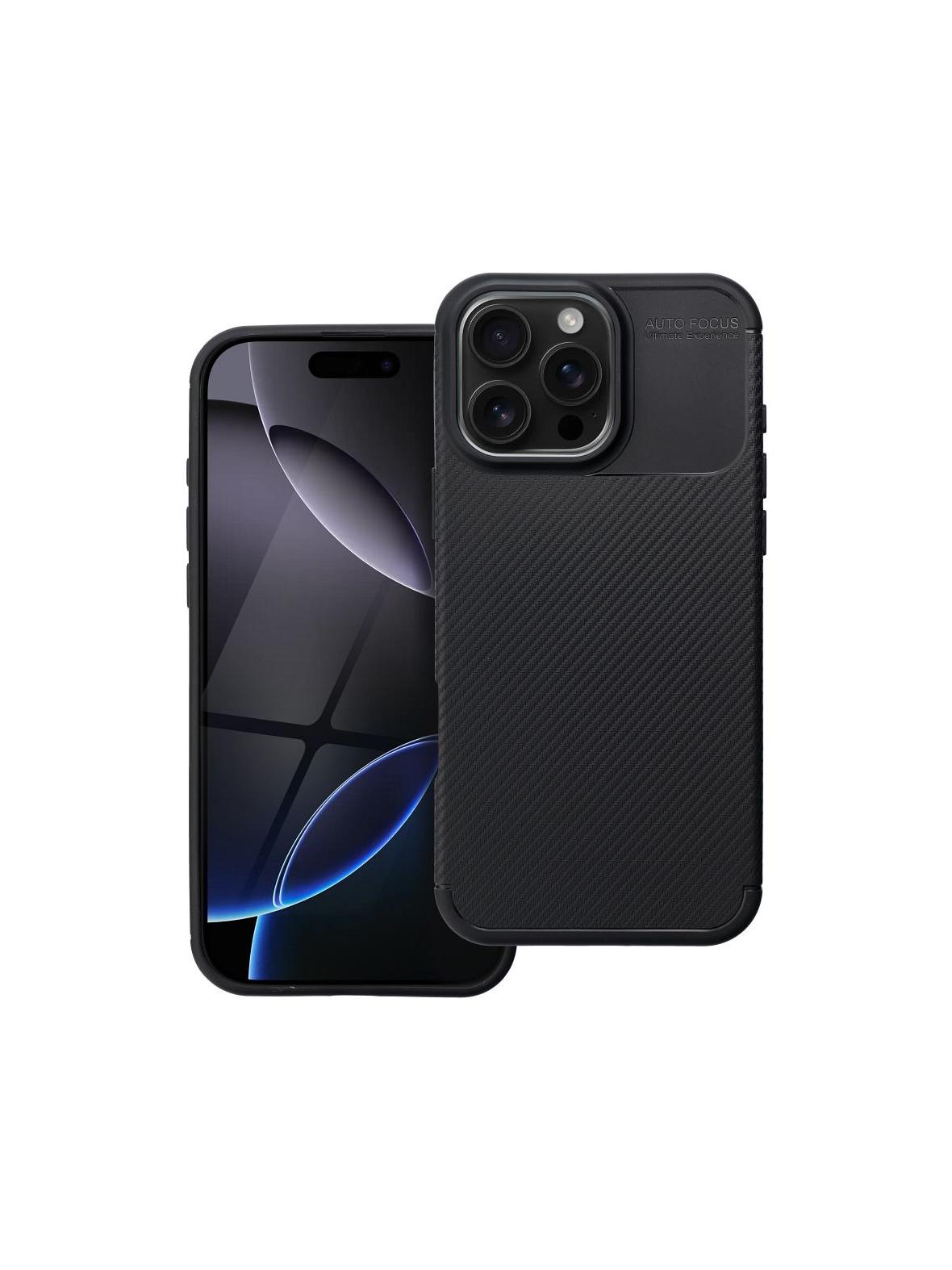 Futerał CARBON PREMIUM do IPHONE 16 Pro Max czarny