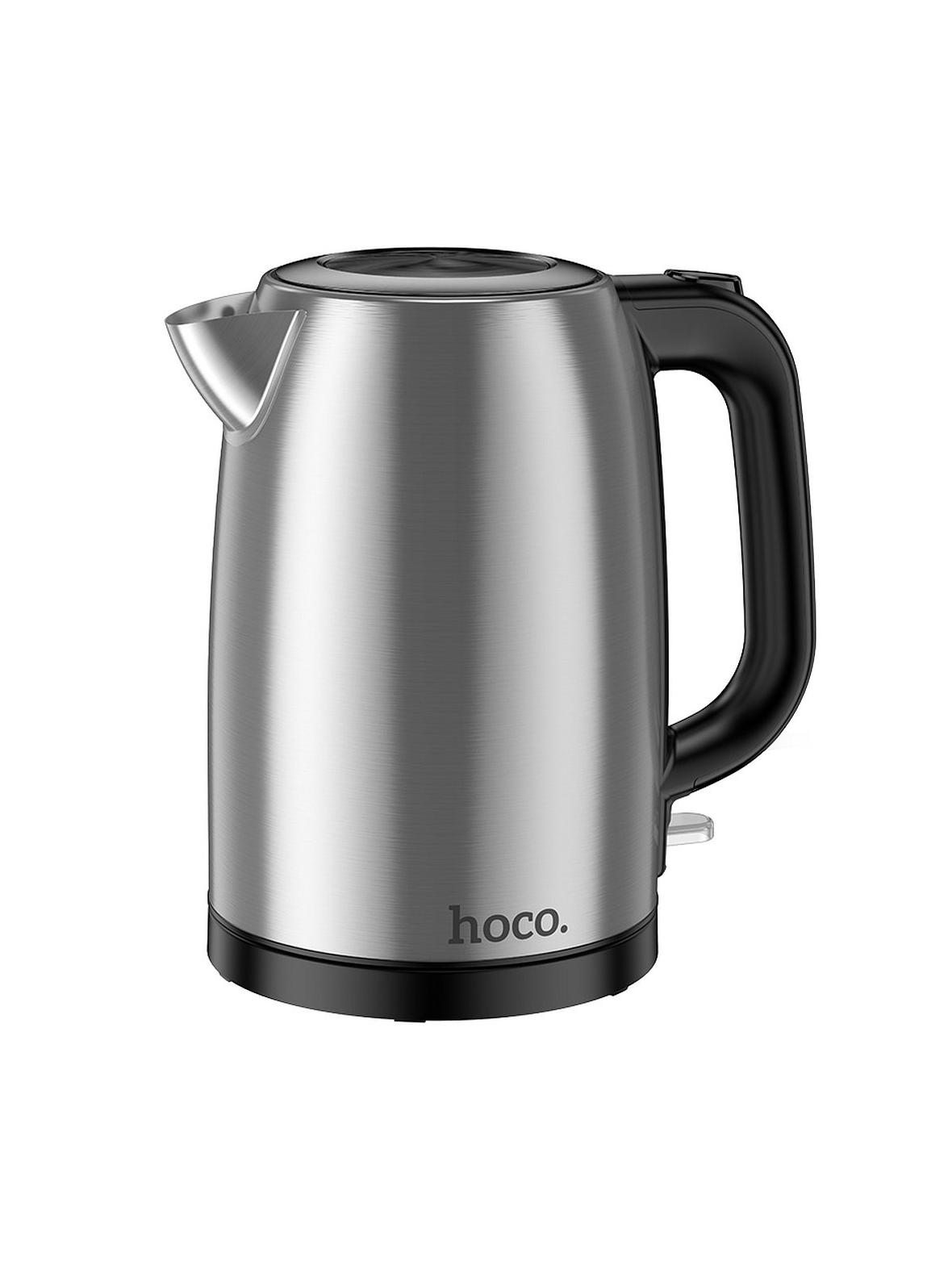 Czajnik elektryczny Hoco ze stali nierdzewnej 1,7L HE12 stalowy