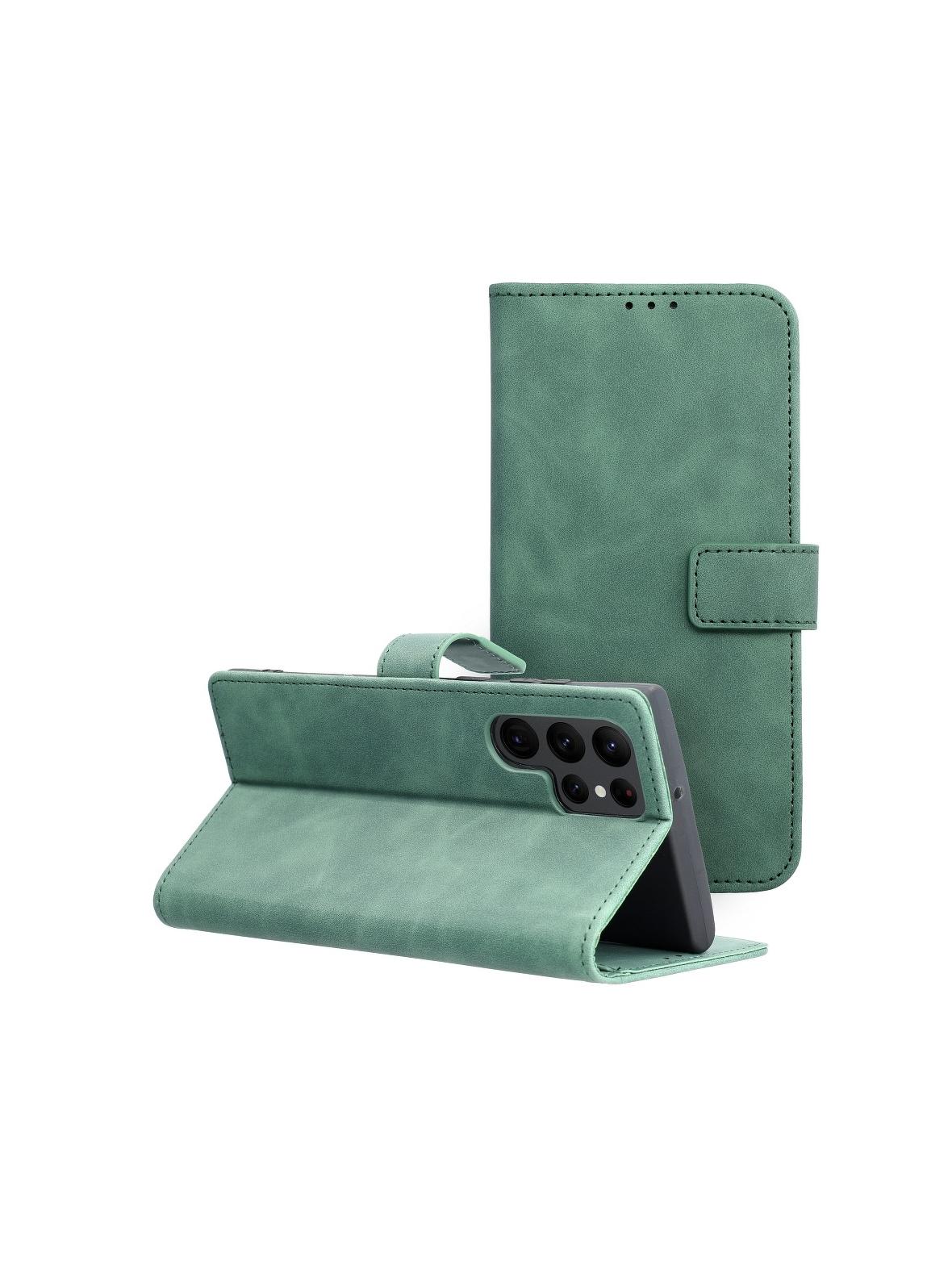 Kabura TENDER Book do SAMSUNG S22 Ultra zielony