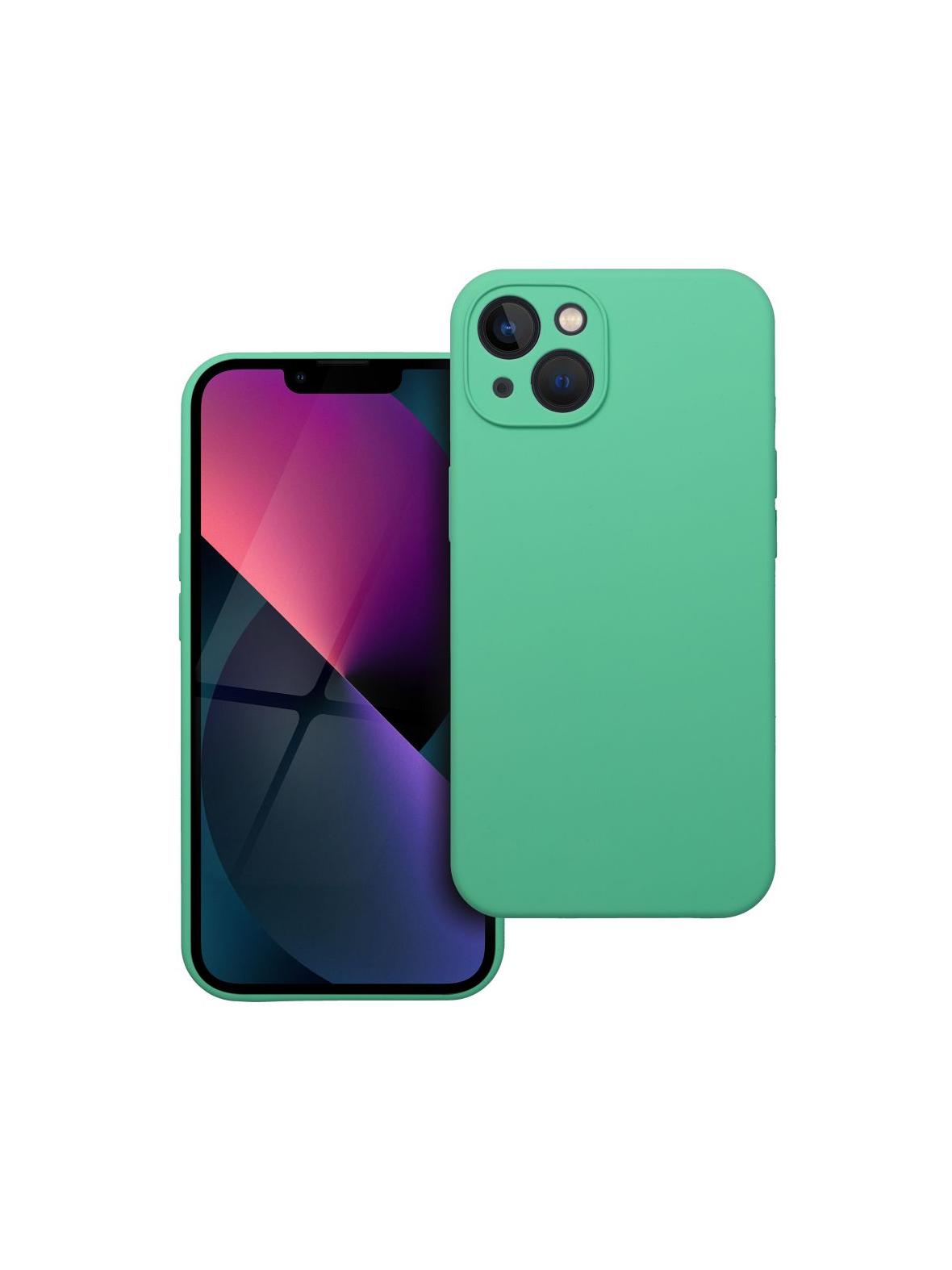 Futerał SILICONE 2mm do IPHONE 13 miętowy