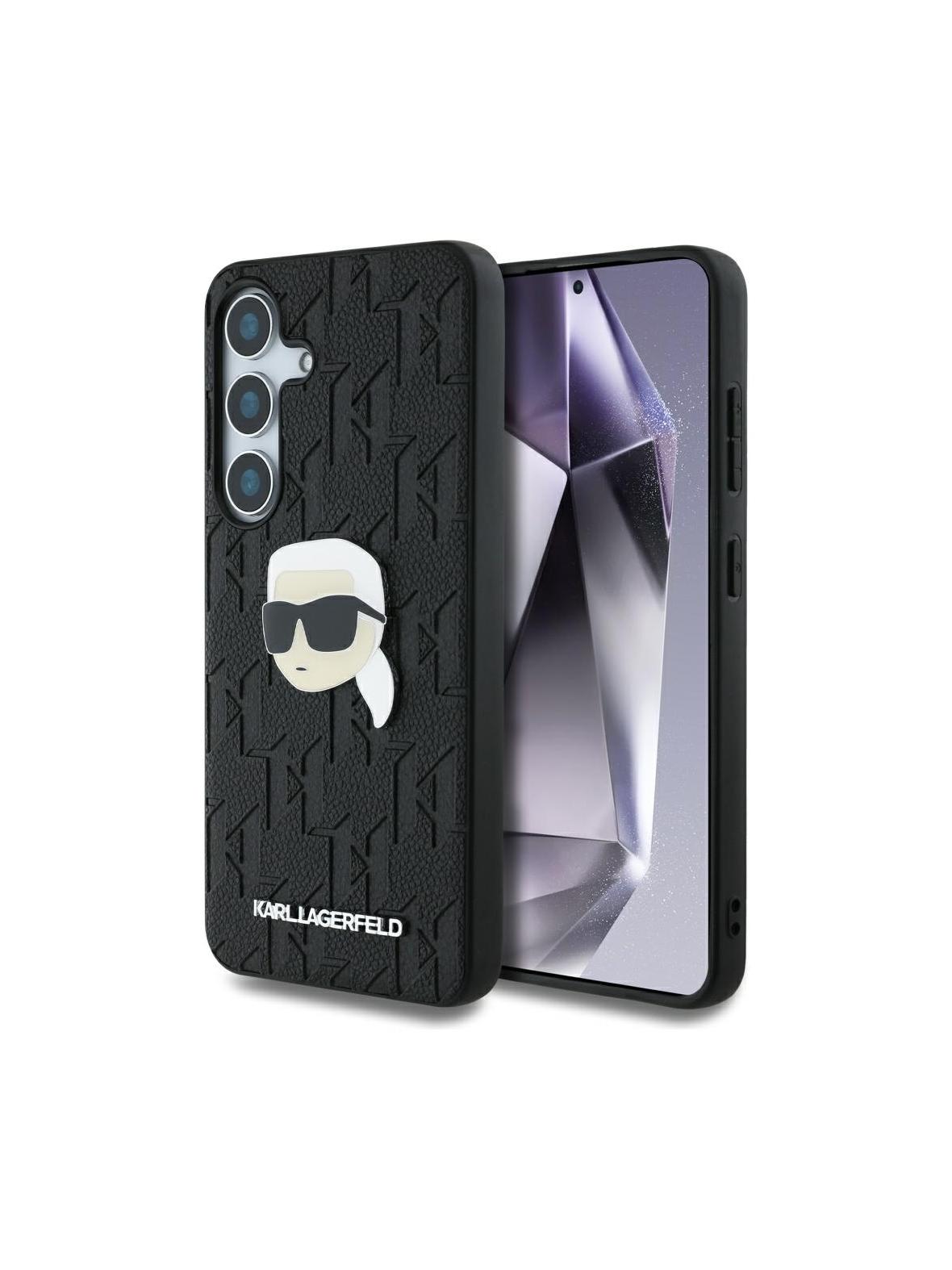 KARL LAGERFELD futerał do SAMSUNG S25 KLHCS25SPGKLKIPK (PU Monogram K. Head Pin) czarny