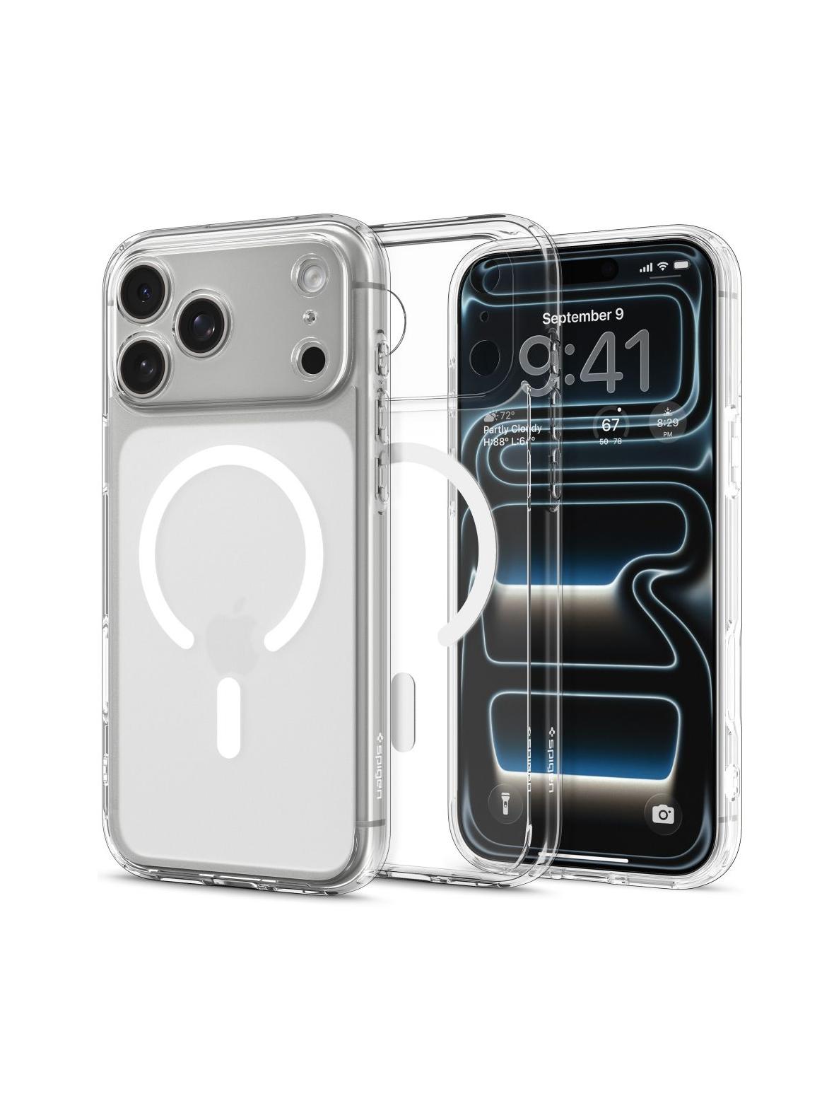 SPIGEN futerał ULTRA HYBRID MAG MAGSAFE IPHONE 17 PRO FROST WHITE