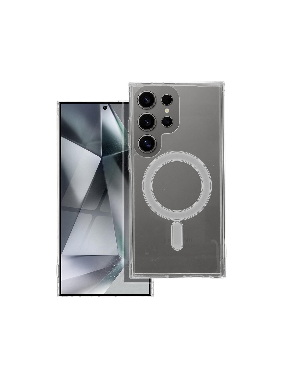 Futerał CLEAR MAG COVER kompatybilny z MagSafe do SAMSUNG S24 Ultra transparentny