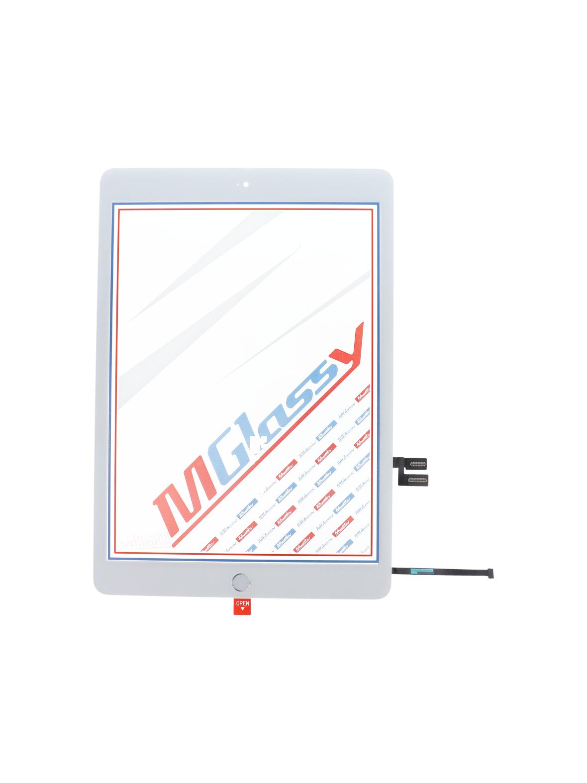 MUSTTBY Ekran dotykowy + taśma klejąca + Home do iPAD 7 (biały)