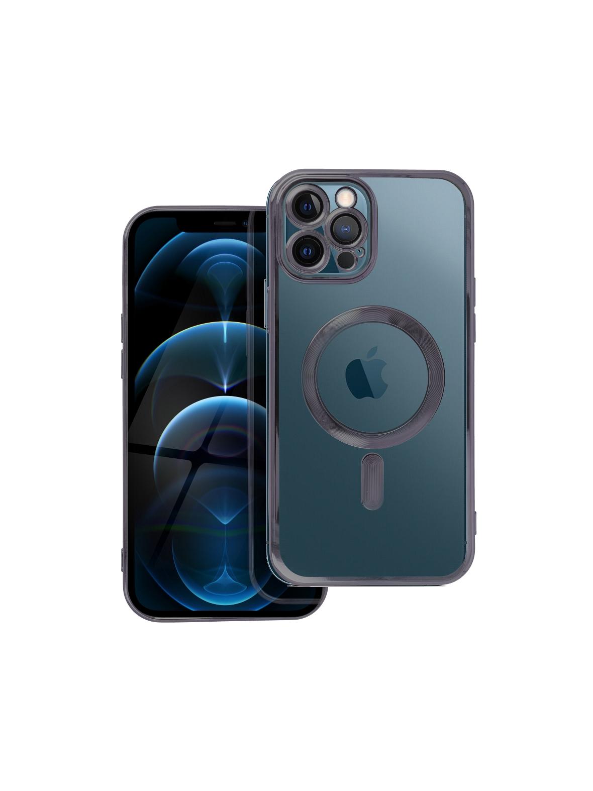 Futerał ELECTRO MAG COVER kompatybilny z MagSafe do IPHONE 12 Pro Max czarny