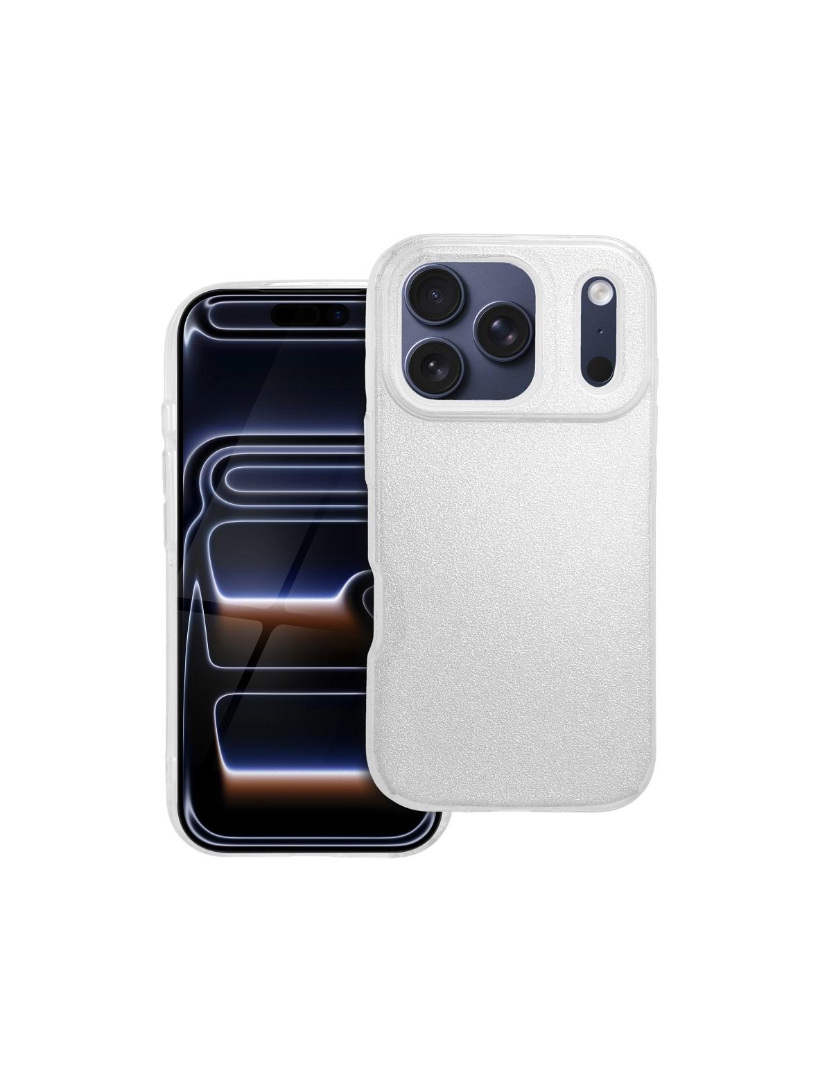 Futerał SHINING do IPHONE 17 Pro srebrny