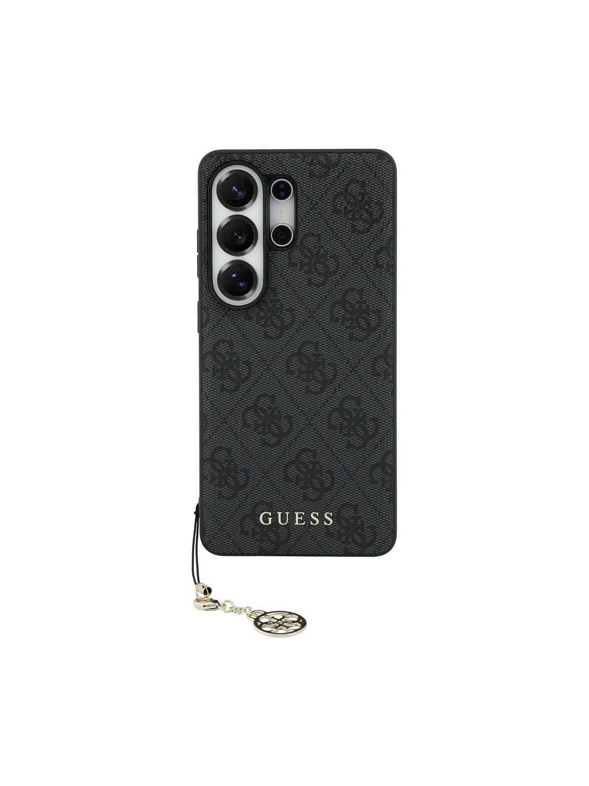 GUESS futerał do SAMSUNG S26 Ultra GUHMS26LGF4GGR (PU 4G Classic Logo with Charm) czarny