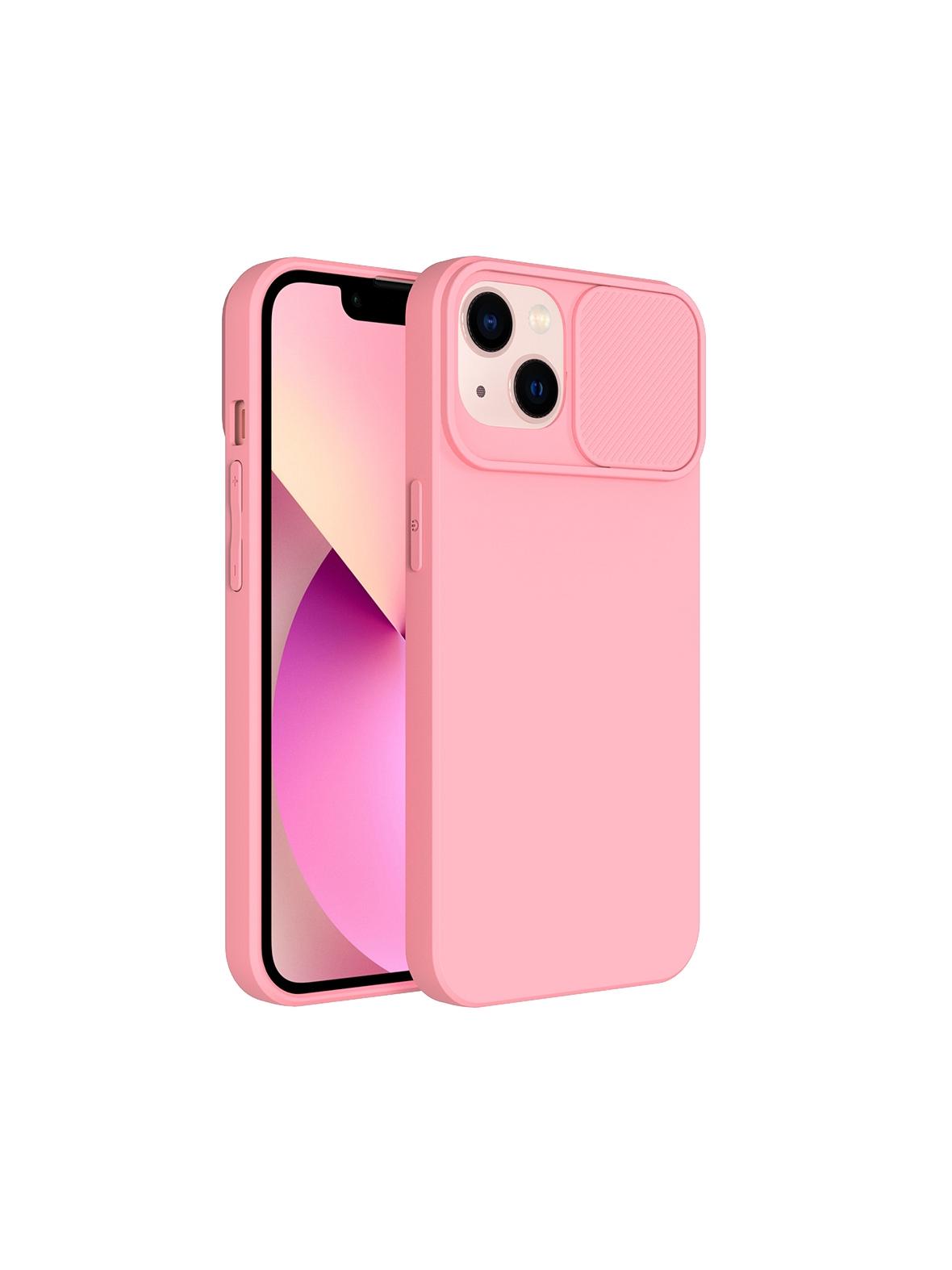 Futerał SLIDE do IPHONE 13 Pro jasnoróżowy