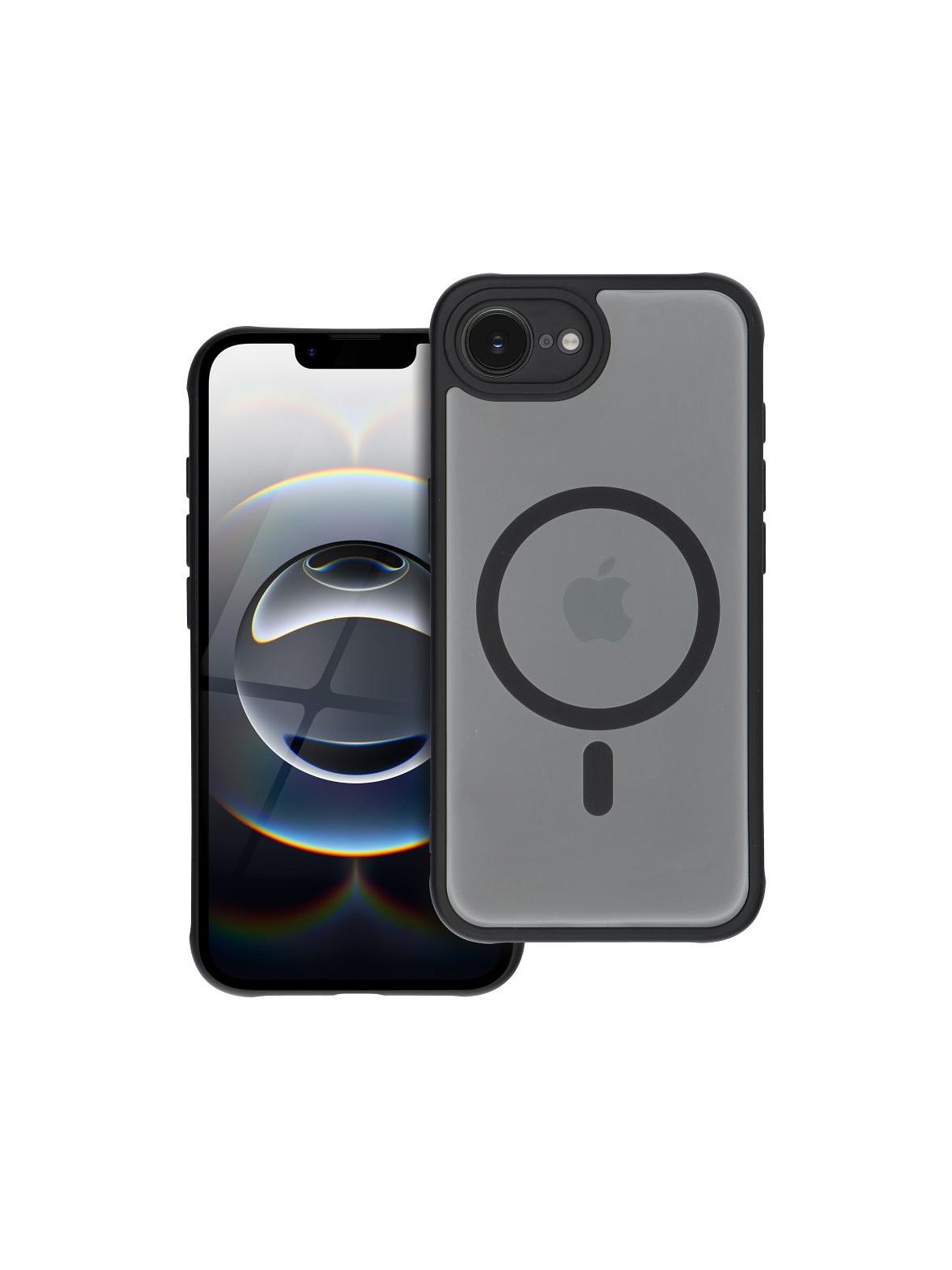 Futerał FULL MATTE MAG COVER kompatybilny z MagSafe do IPHONE 16e (SE 4 2025) czarny