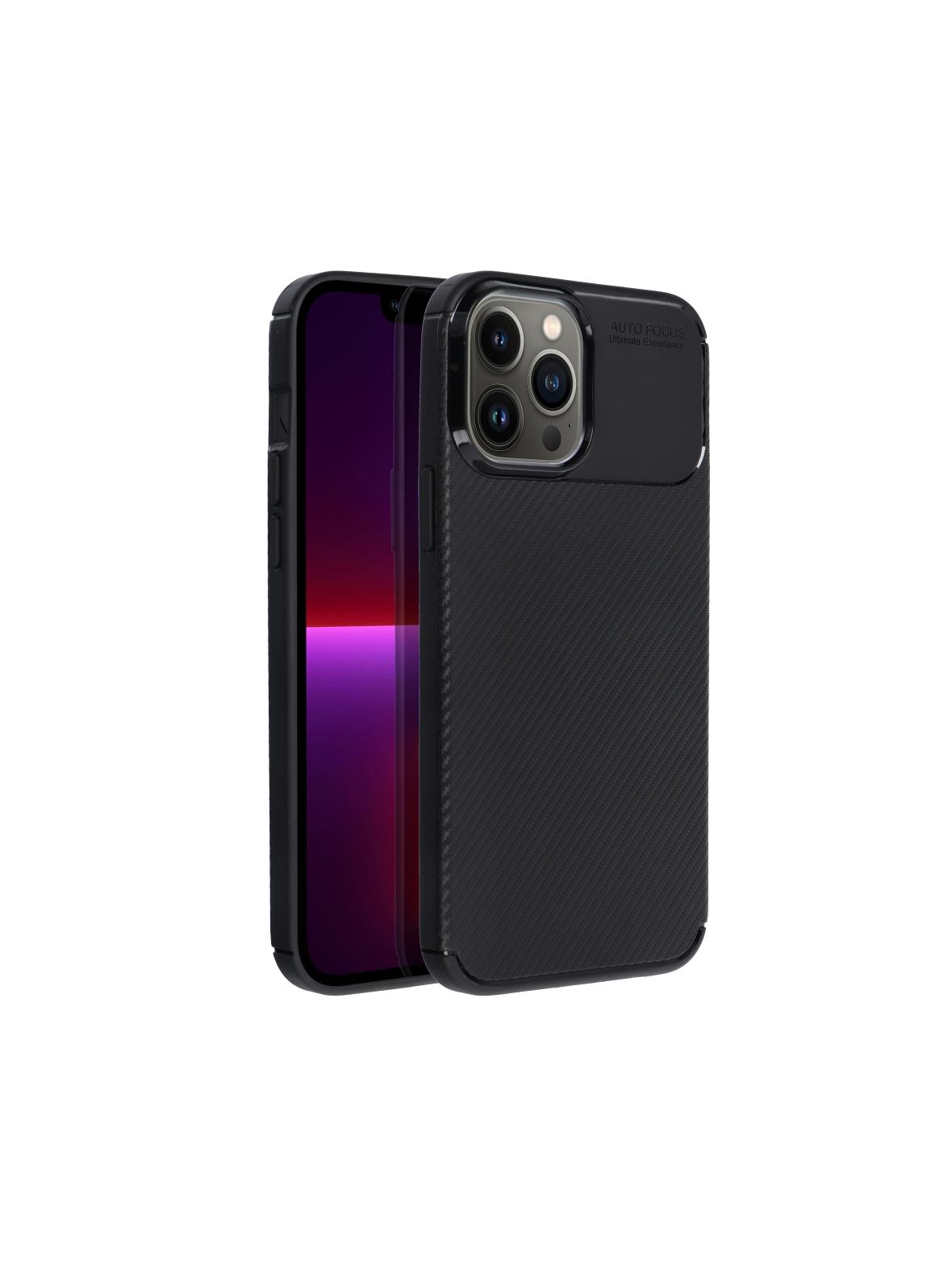 Futerał CARBON PREMIUM do IPHONE 13 Pro Max czarny