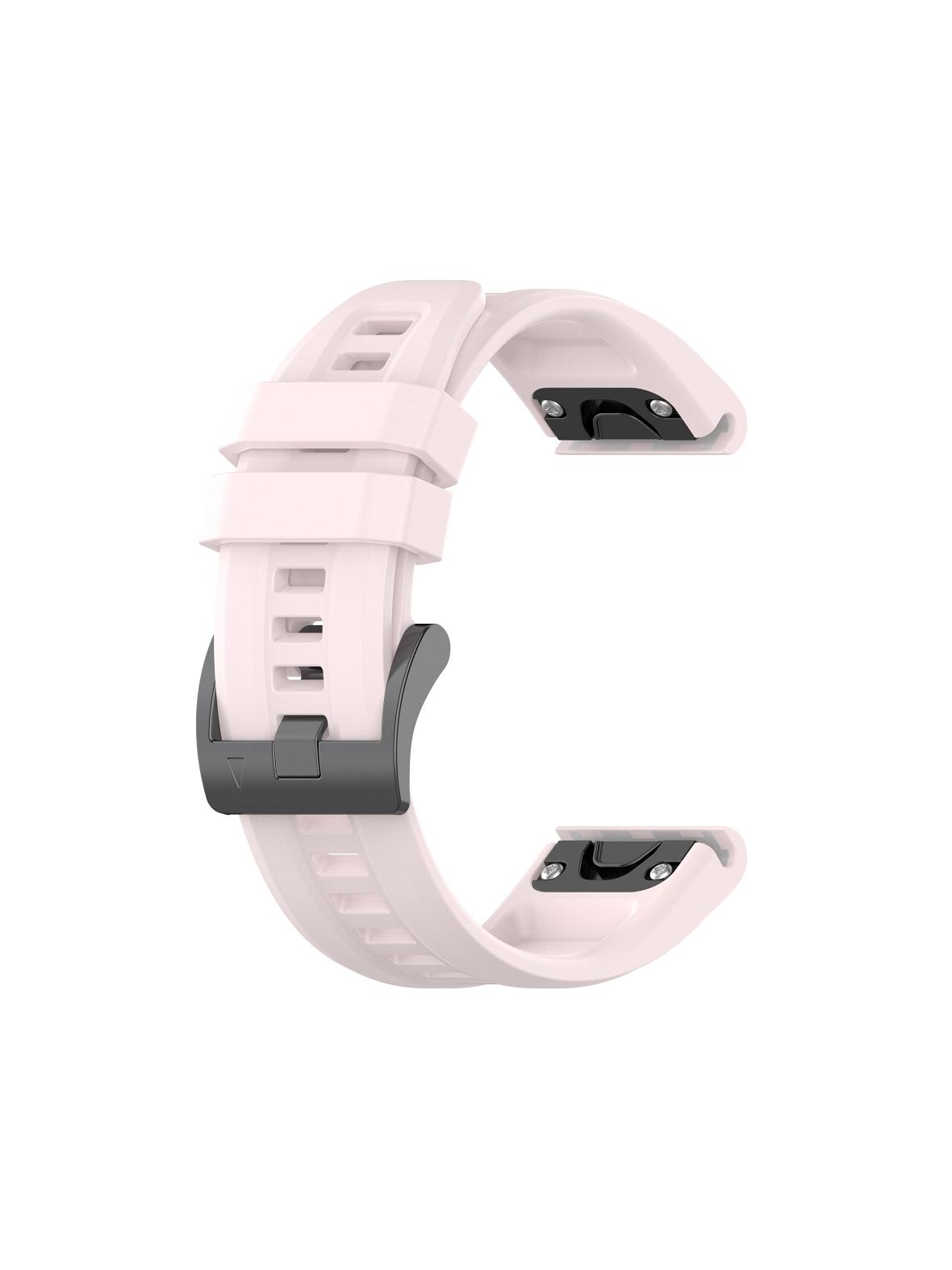 Pasek silikonowy do GARMIN FENIX 3 / 3HR / 5X / 6X / 6X Pro / 7X / 7X Pro róż (3)