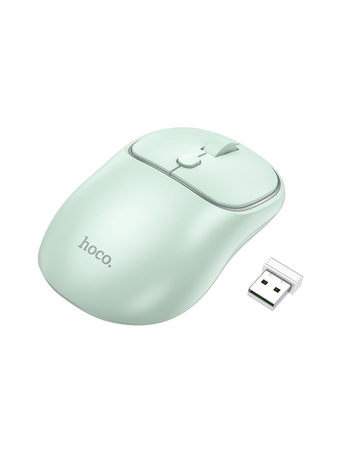 Myszka bezprzewodowa Hoco 2,4G 1600 dpi GM25 zielona