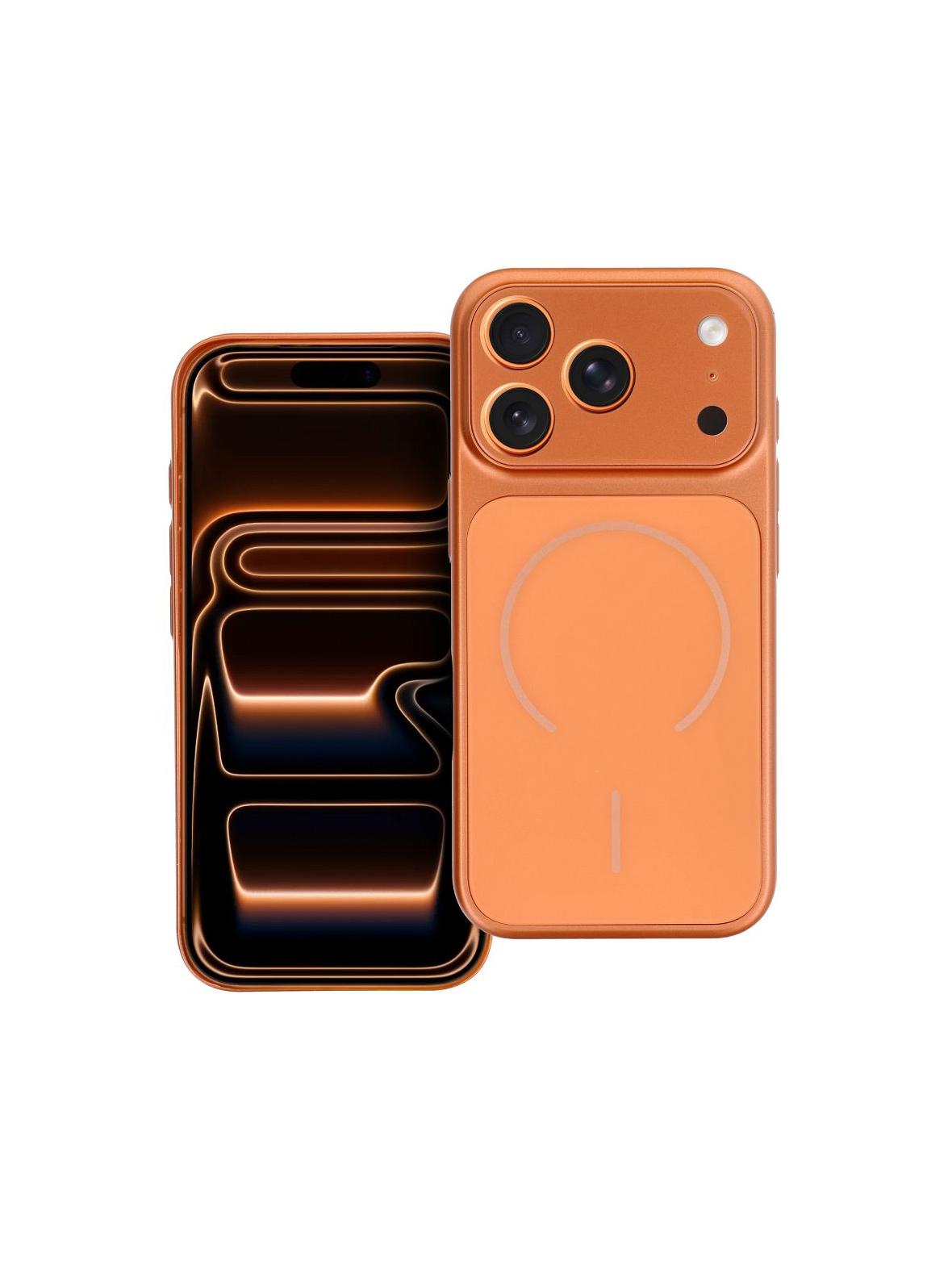 Futerał MAKE 17 kompatybilny z MagSafe do IPHONE 11 Pro Max pomarańczowy