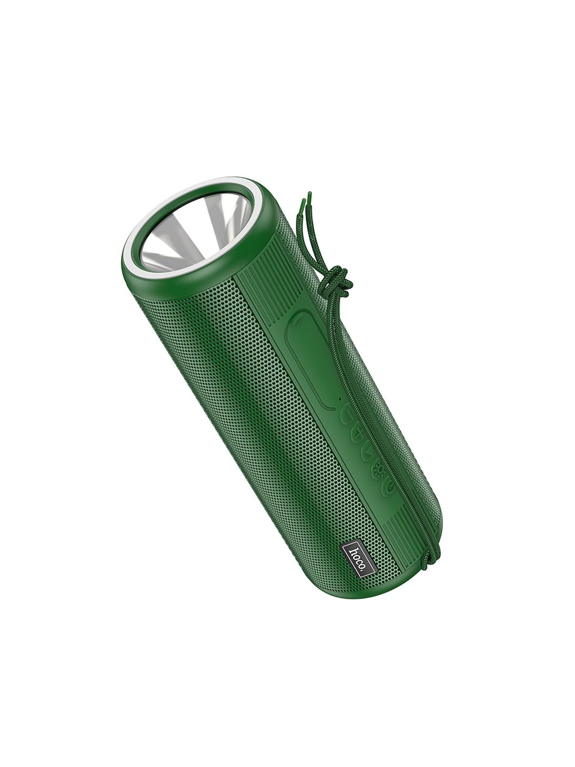 Głośnik bluetooth z latarką 2 x 15W 2h Hoco HC11 zielony