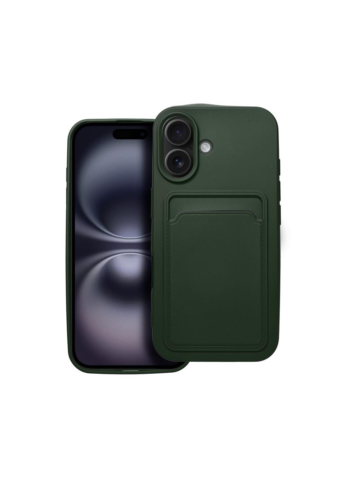 Futerał CARD CASE do IPHONE 16 zielony