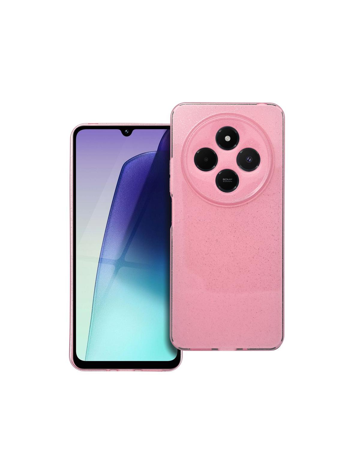 Futerał CLEAR CASE 2 mm BLINK do XIAOMI Redmi 14C różowy